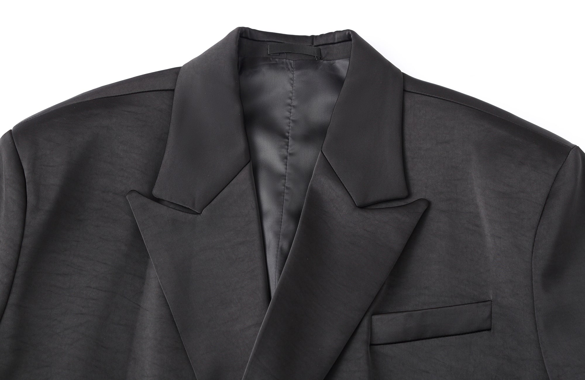 CLP Satin Padded Drape Coat, premium urban and streetwear designers apparel on PROJECTISR.com, CLP