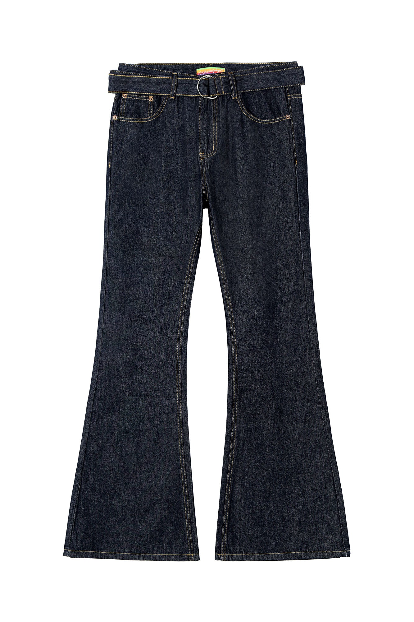 CLP Retro Flared Raw Jeans