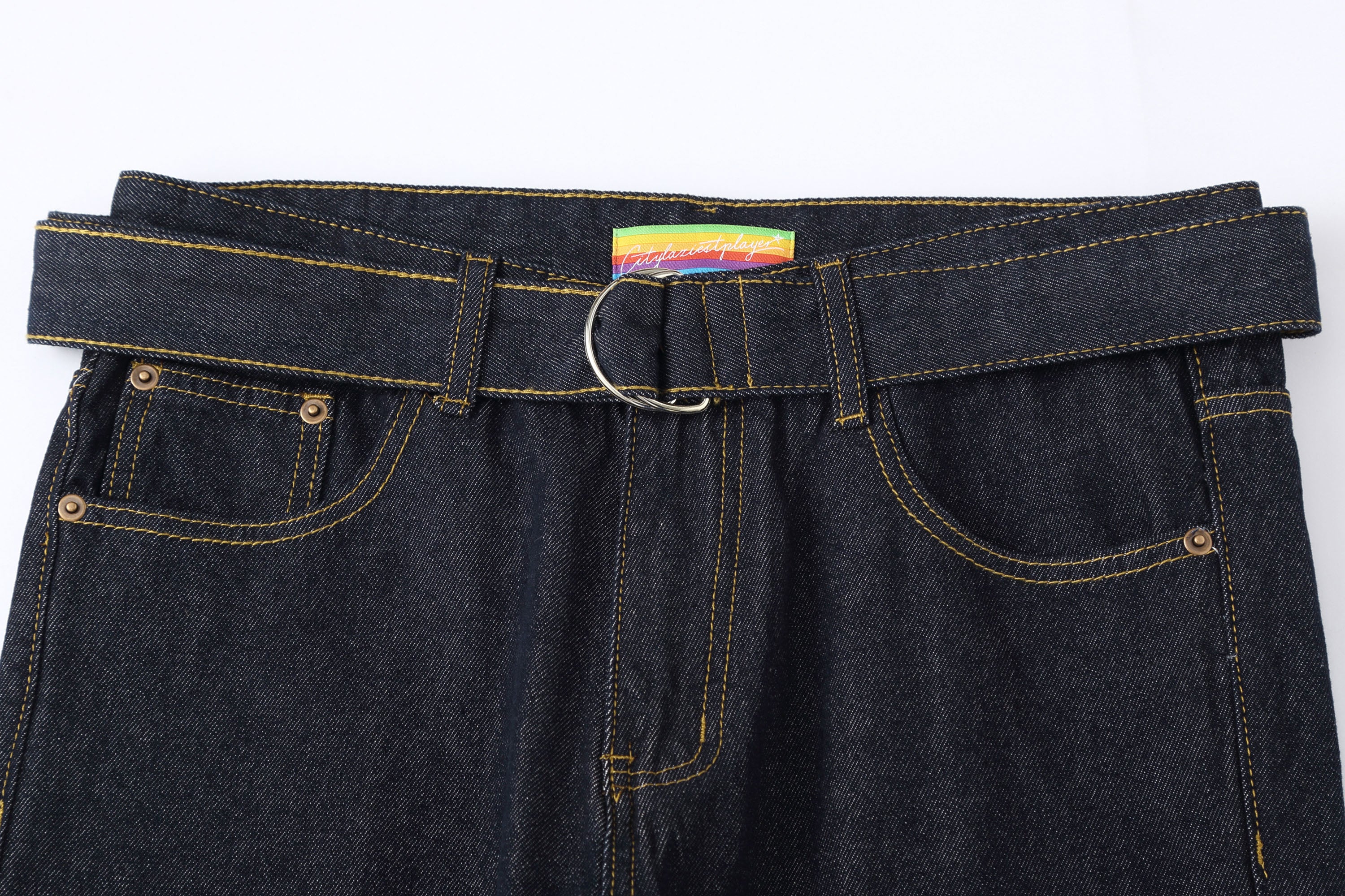 CLP Retro Flared Raw Jeans