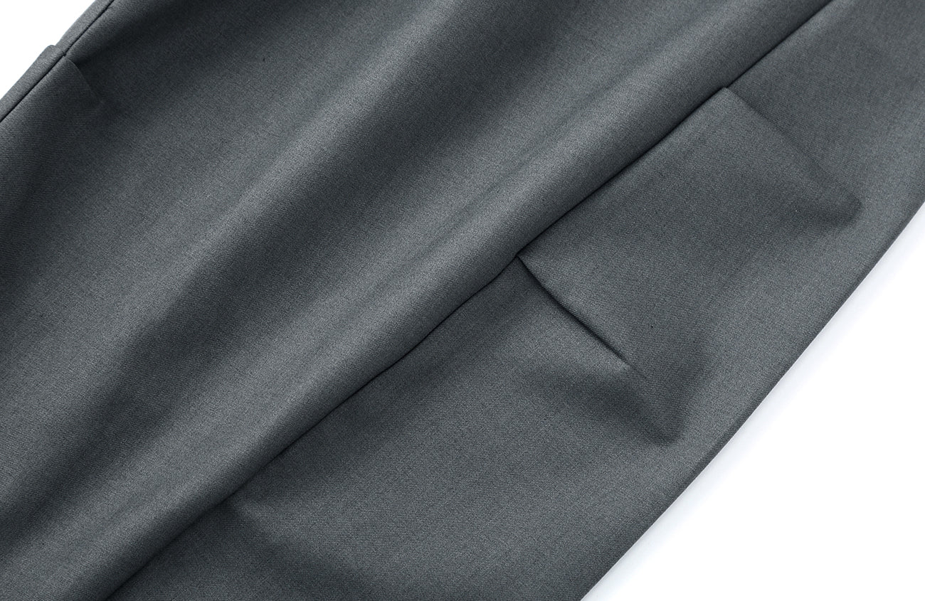 CLP Essential Pleat Curved-Leg Trousers, premium urban and streetwear designers apparel on PROJECTISR.com, CLP