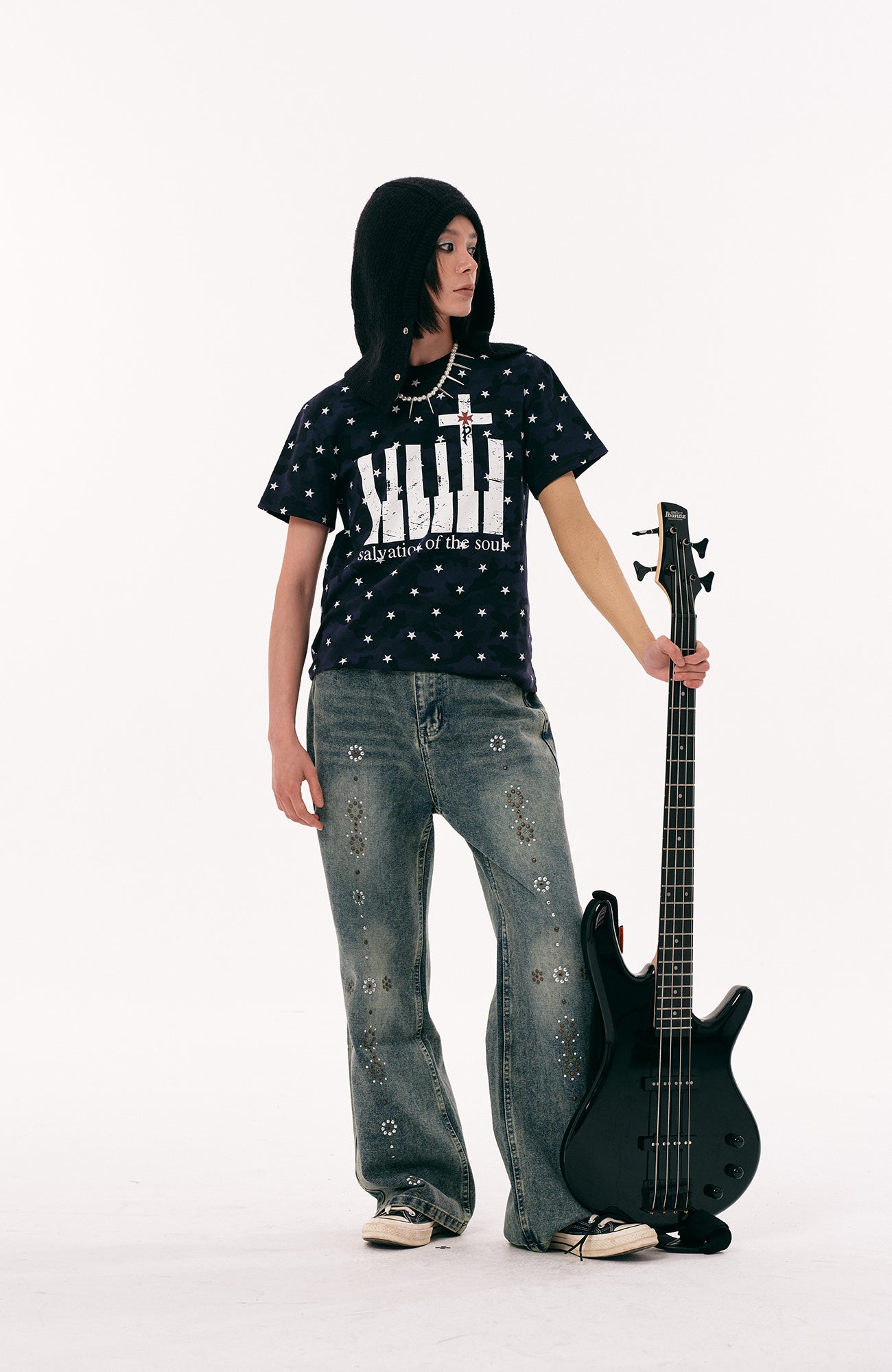 PASET Star Camo Cross Graphic Tee
