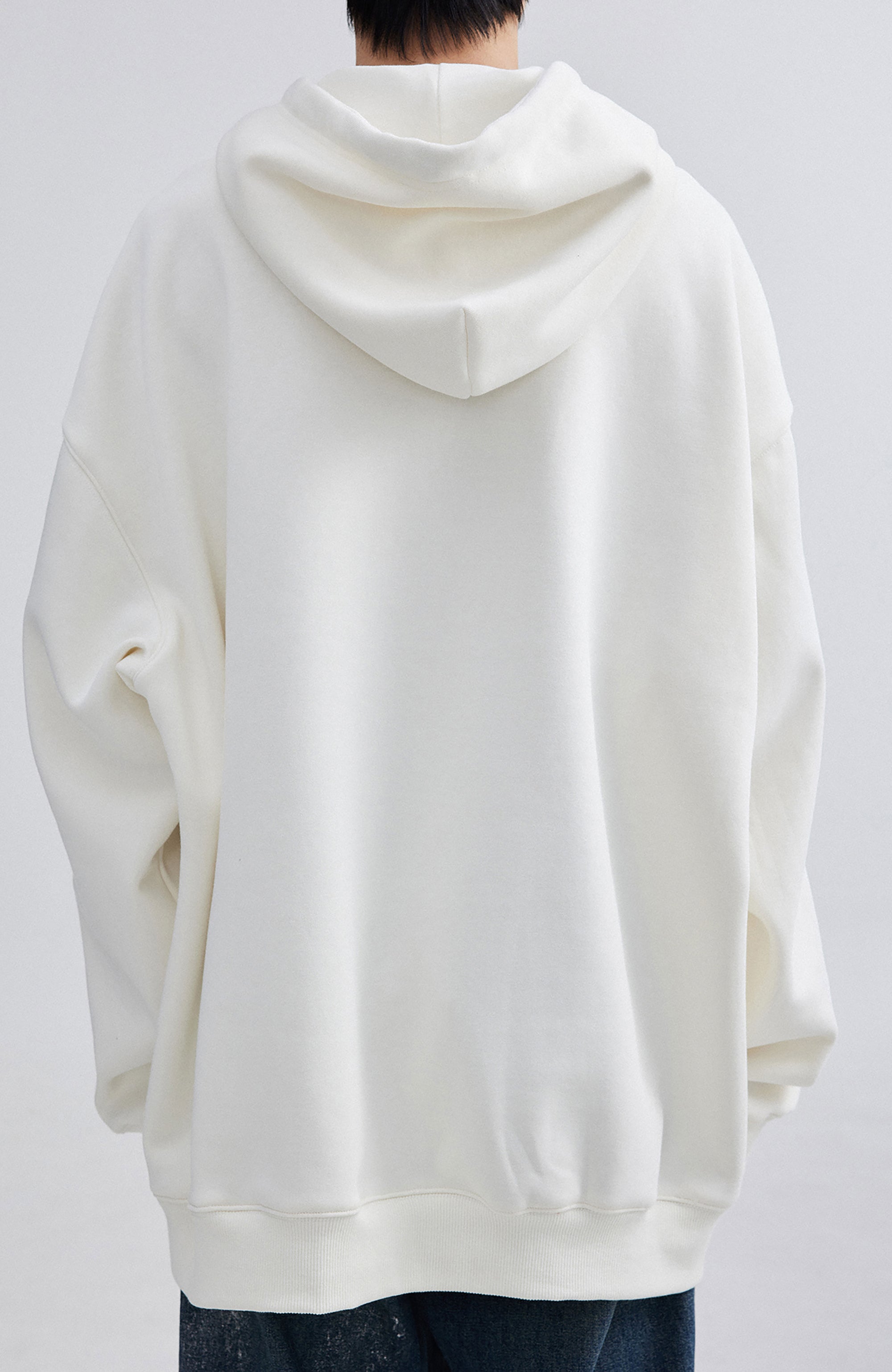 OIPWORD Envelope Pocket Pony Graphic Hoodie