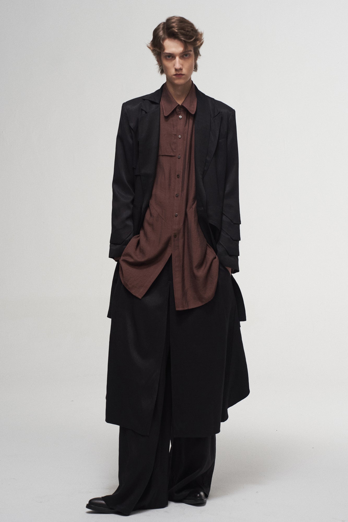 ILNya Nieternite Nifutur Reversible Armor-Sleeve Longline Blazer