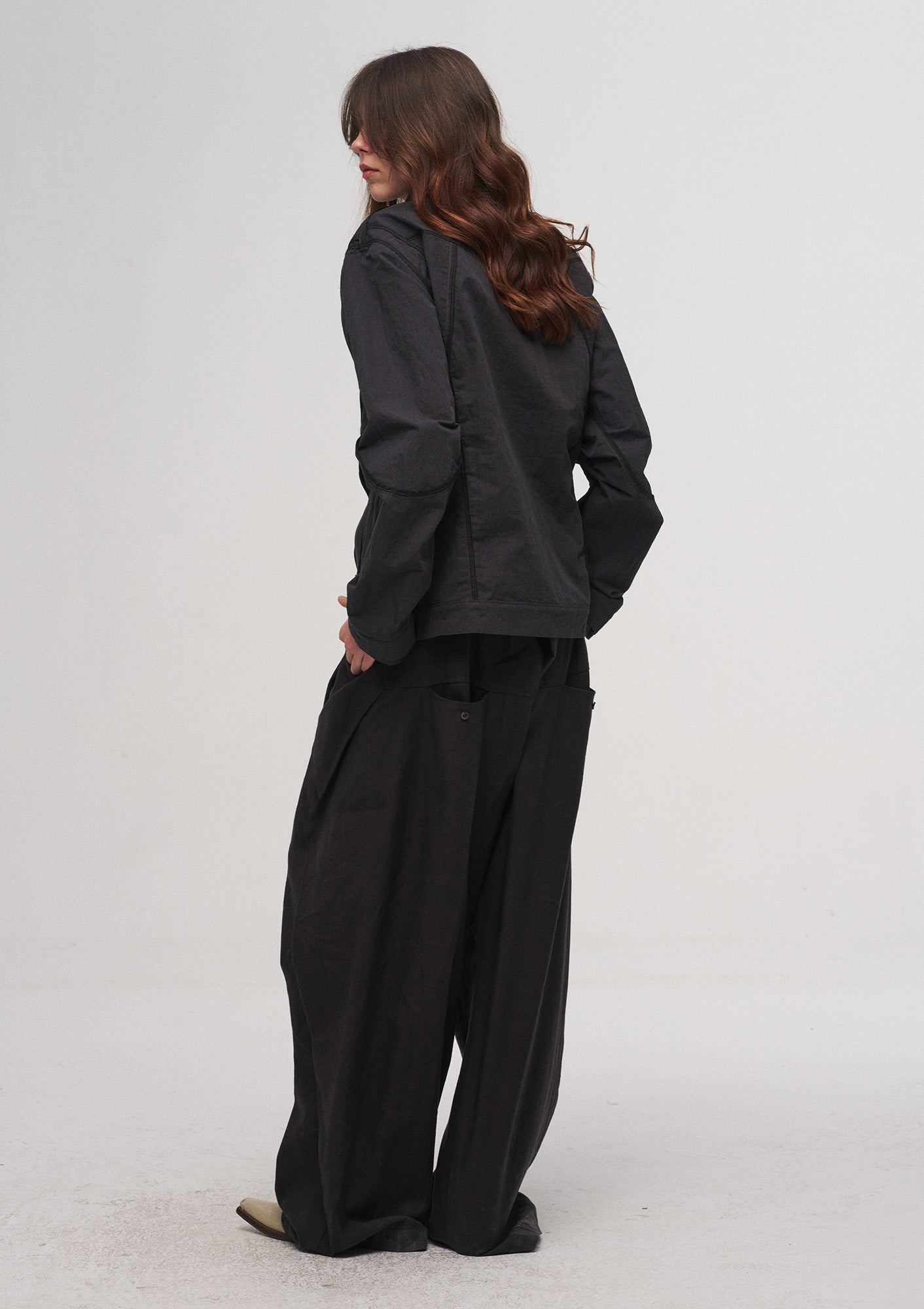 ILNya Nieternite Nifutur Panel Wrinkle Reversible Jacket, premium urban and streetwear designers apparel on PROJECTISR.com, ILNya Nieternite Nifutur