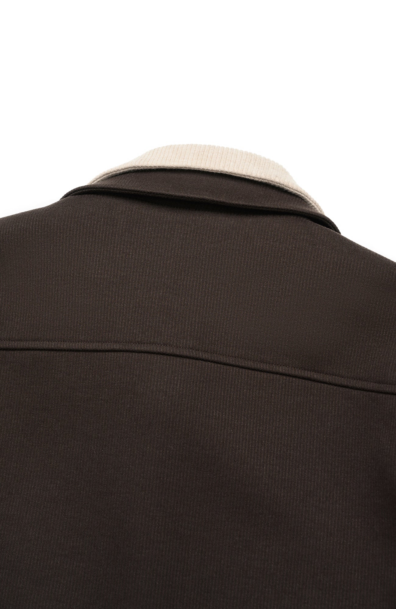 OKAYTHXBYE Faux-Layer Knit-Inset Jacket