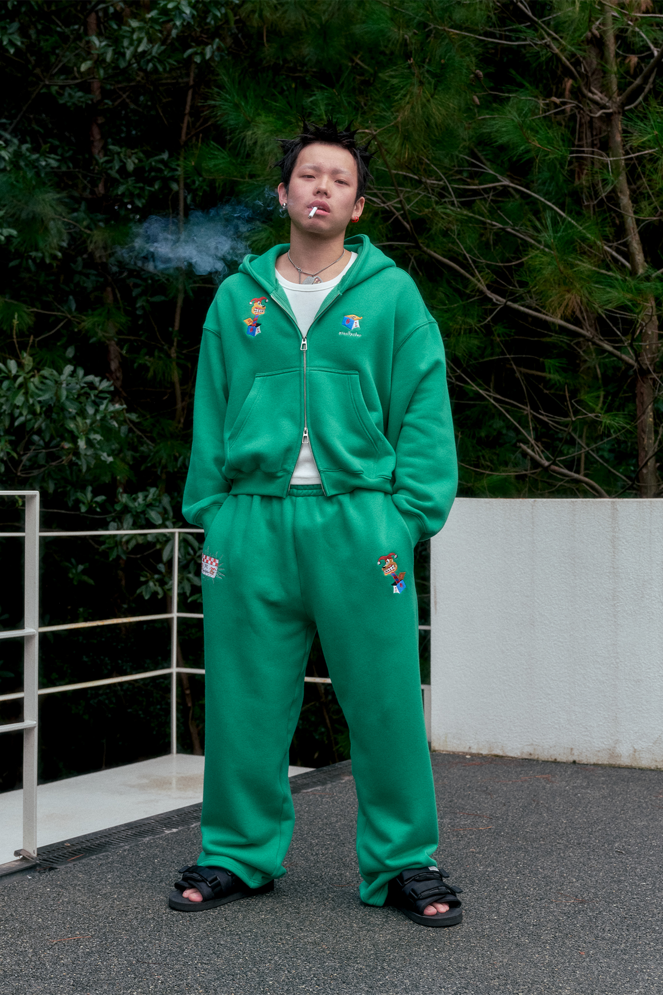 NIANJIUYIKOUER Oversized Fleece-Lined Zip-Up Hoodie, premium urban and streetwear designers apparel on PROJECTISR.com, NIANJIUYIKOUER