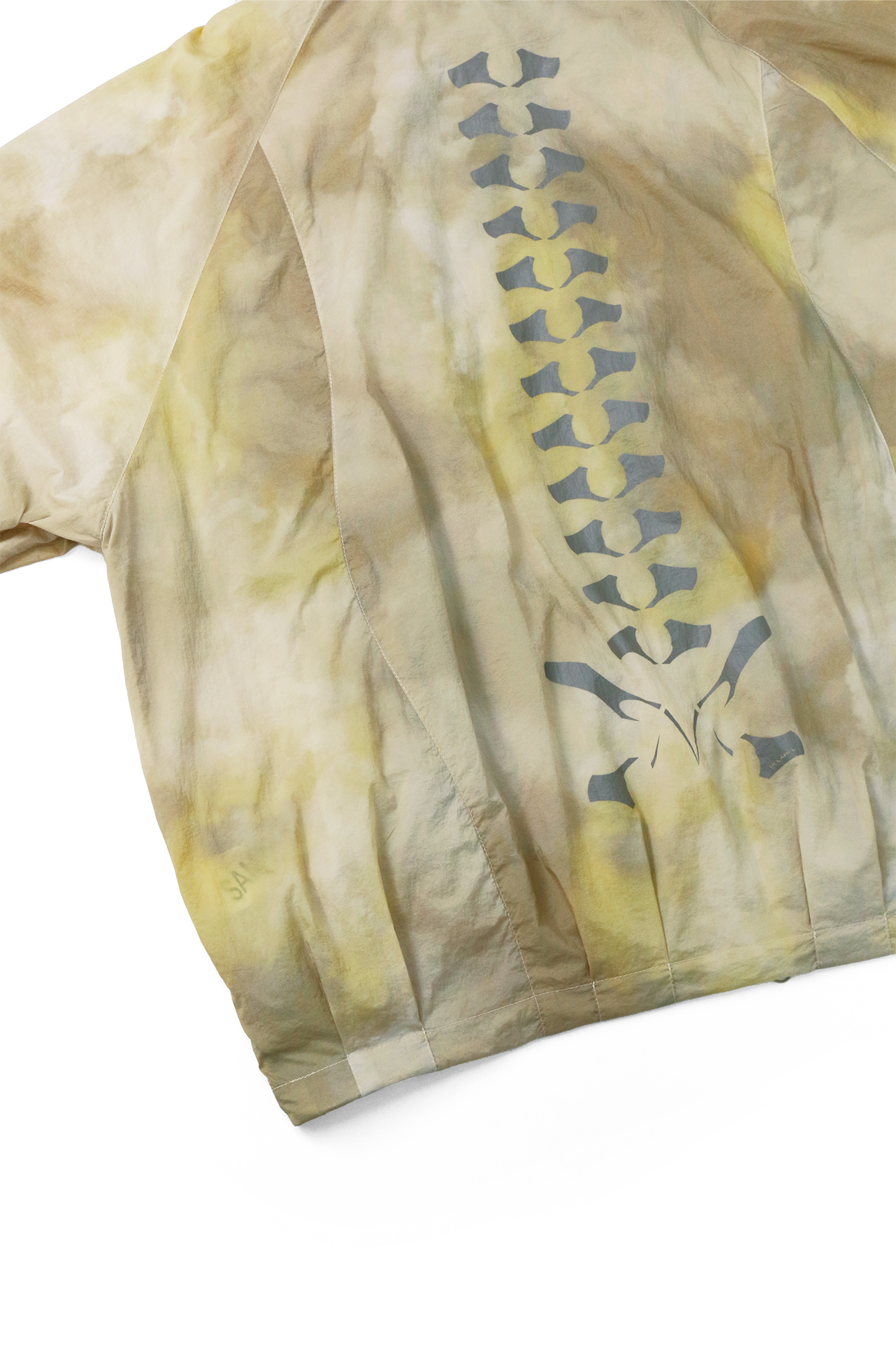 RELABEL Acid-Wash Balloon Hem Hooded Jacket Yellow, premium urban and streetwear designers apparel on PROJECTISR.com, RELABEL