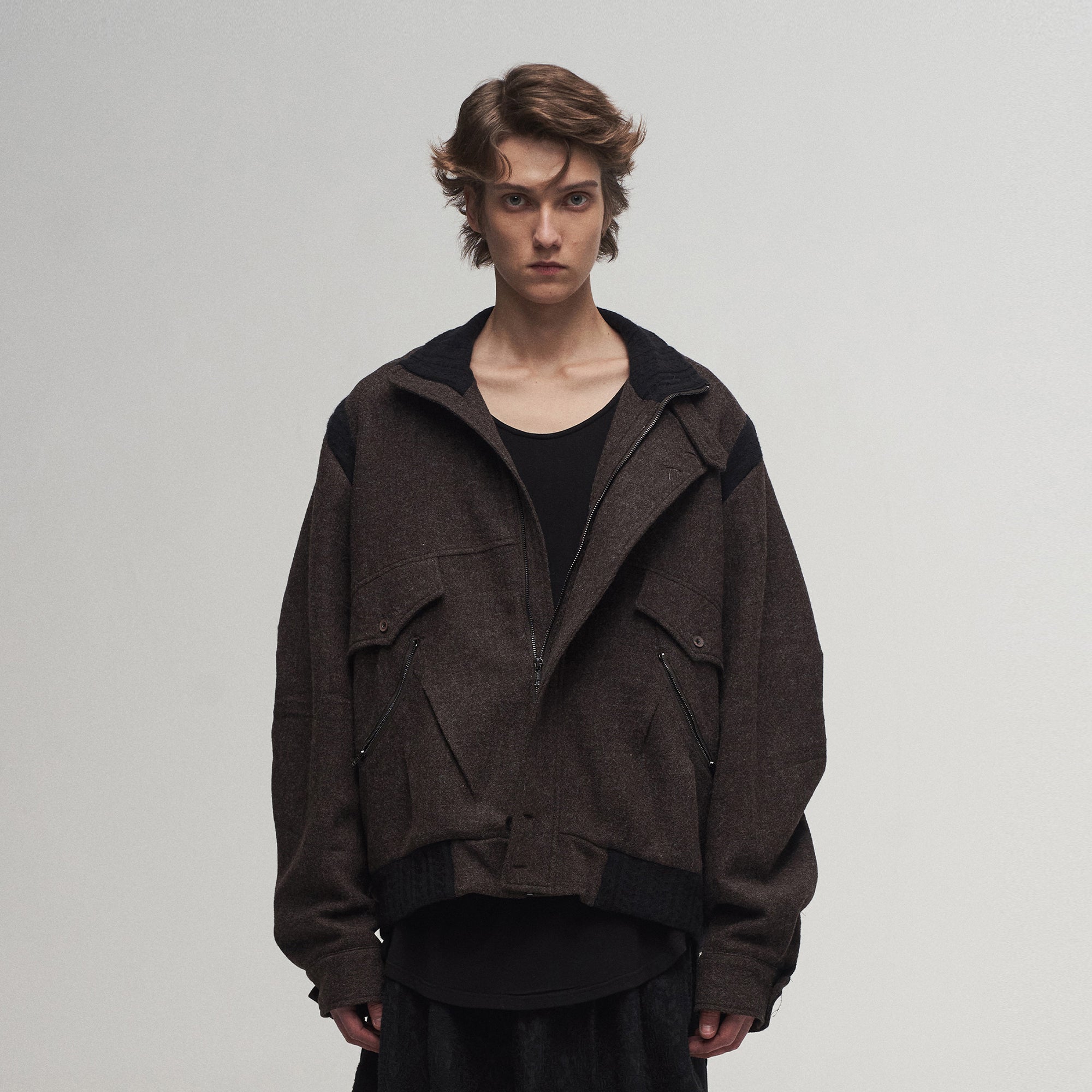 ILNya Nieternite Nifutur Multi-Pocket Utility Wool Jacket