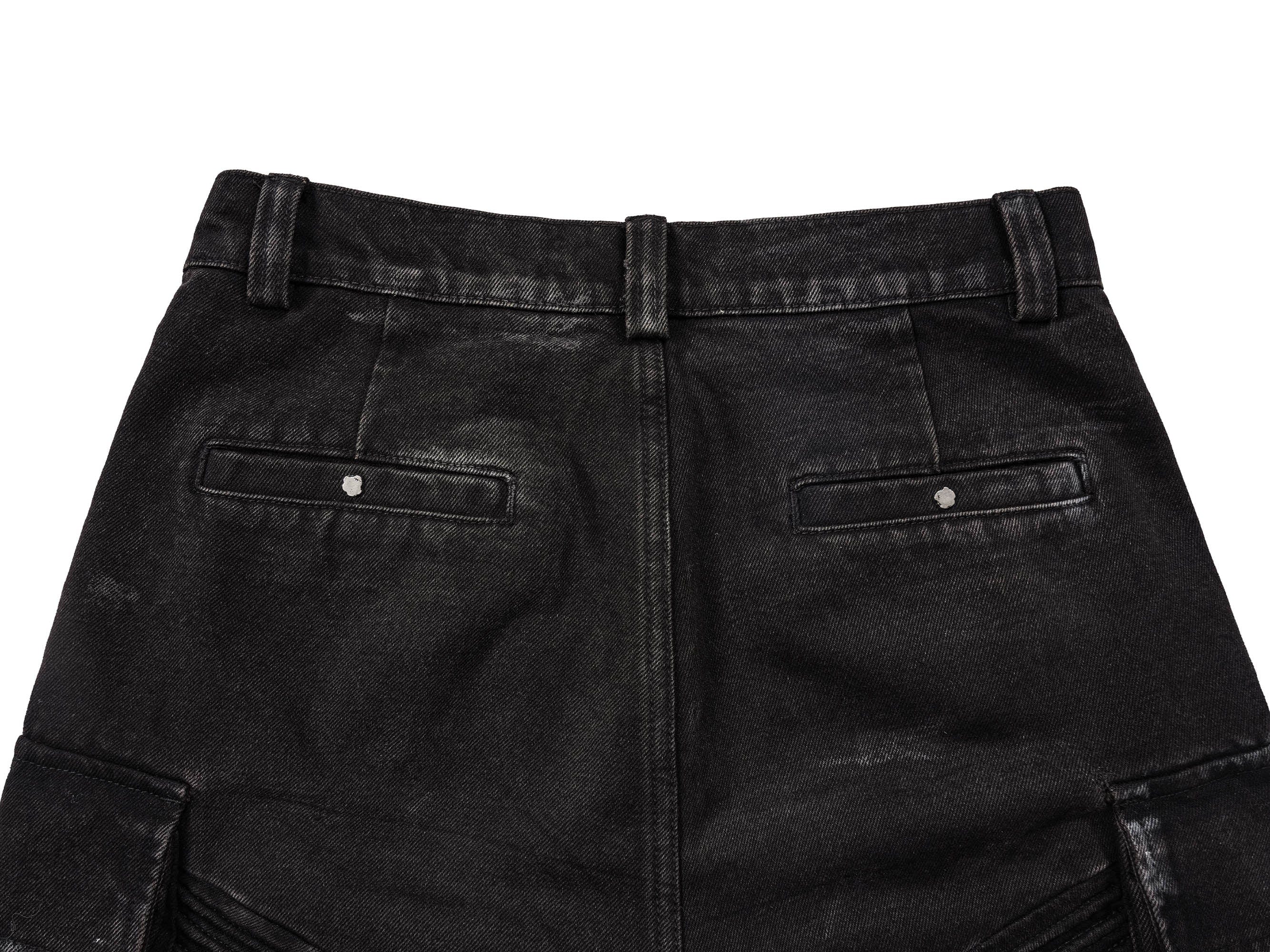 UNDERWATER Deconstructed Distressed Wanderer Multi-Pocket Jeans