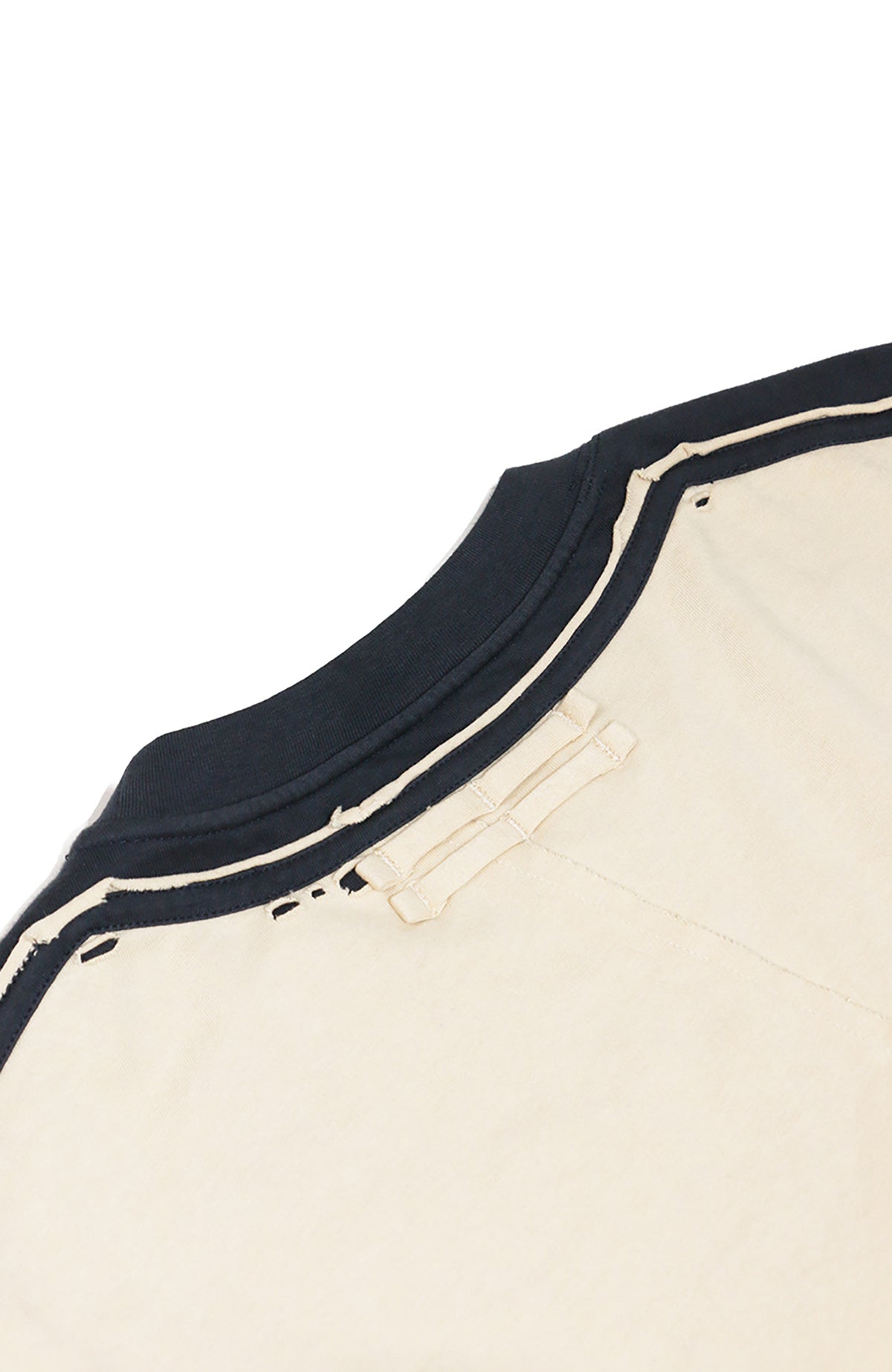 RELABEL Frayed Raw Edge Washed Crewneck Sweatshirt