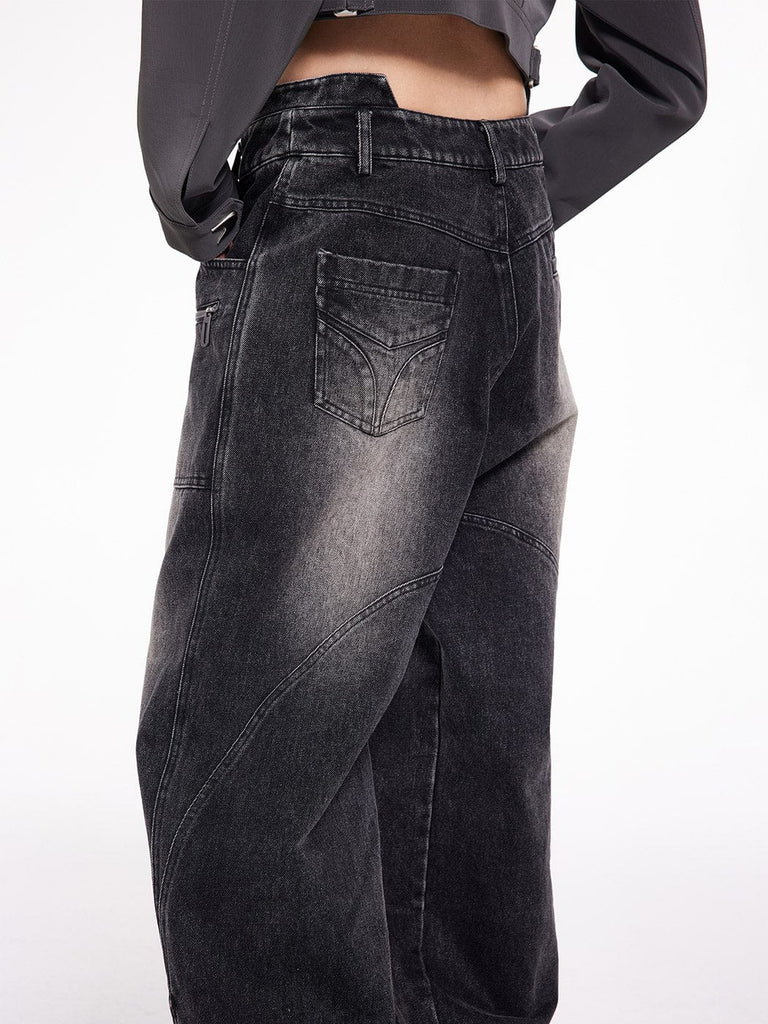 49PERCENT Reversed Jeans, premium urban and streetwear designers apparel on PROJECTISR.com, 49PERCENT