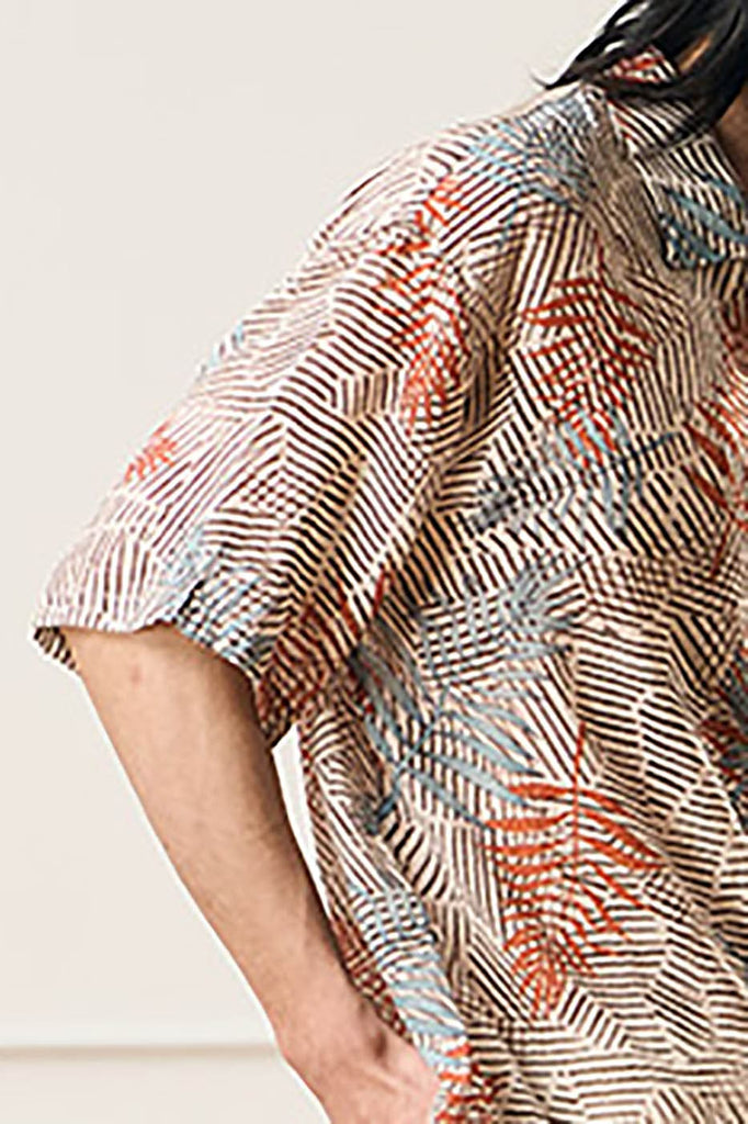 EPIC POETRY Tropical Full-Print Half Shirt, premium urban and streetwear designers apparel on PROJECTISR.com, EPIC POETRY