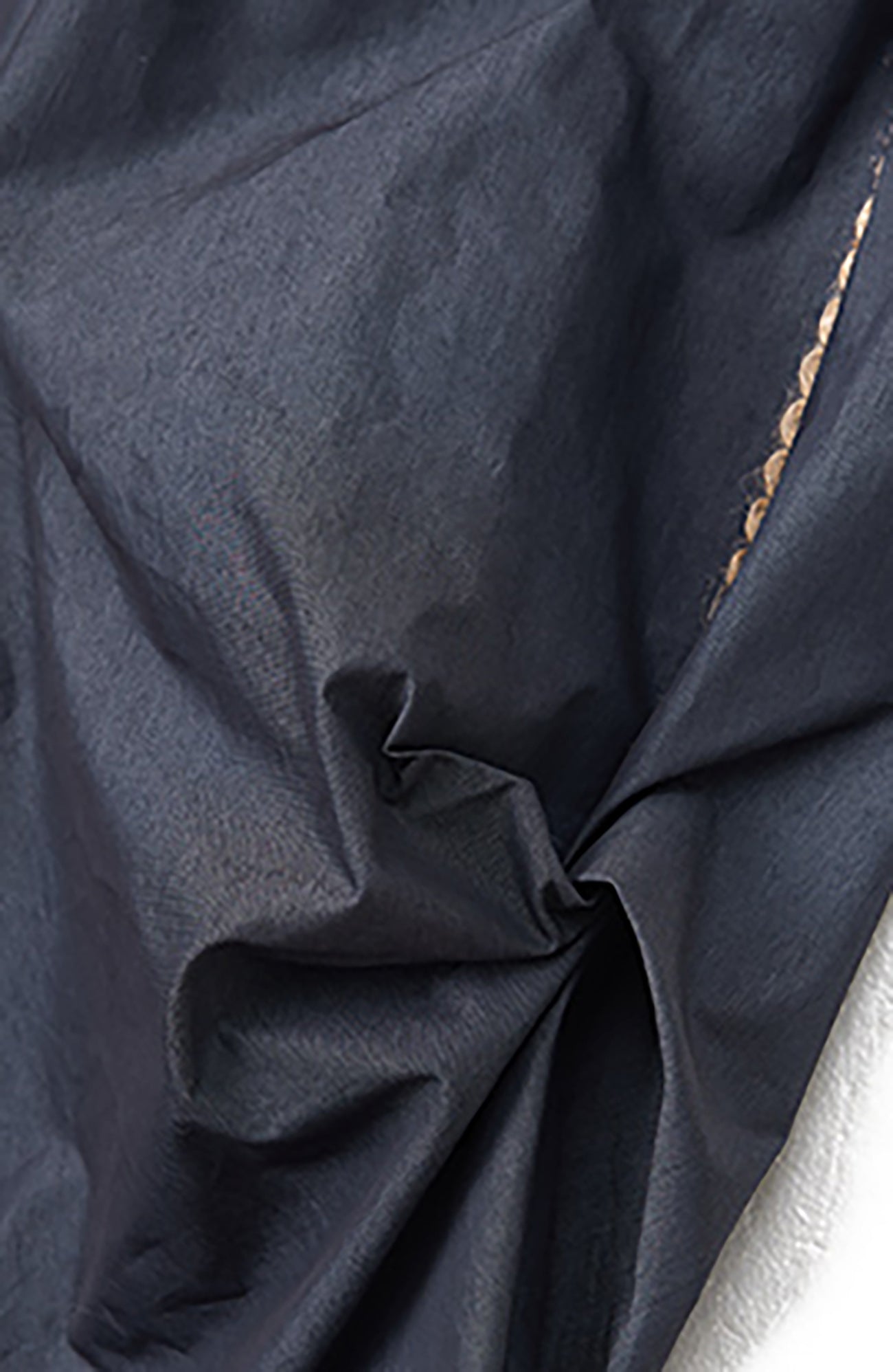 RELABEL Pleated Drawstring Cuff Parachute Pants Navy / Purple