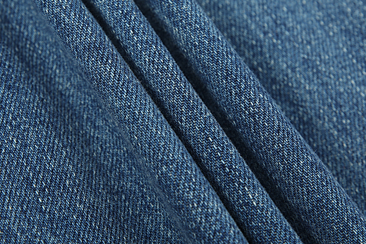 HAHAHA Spliced Washed Faux Layered Jeans