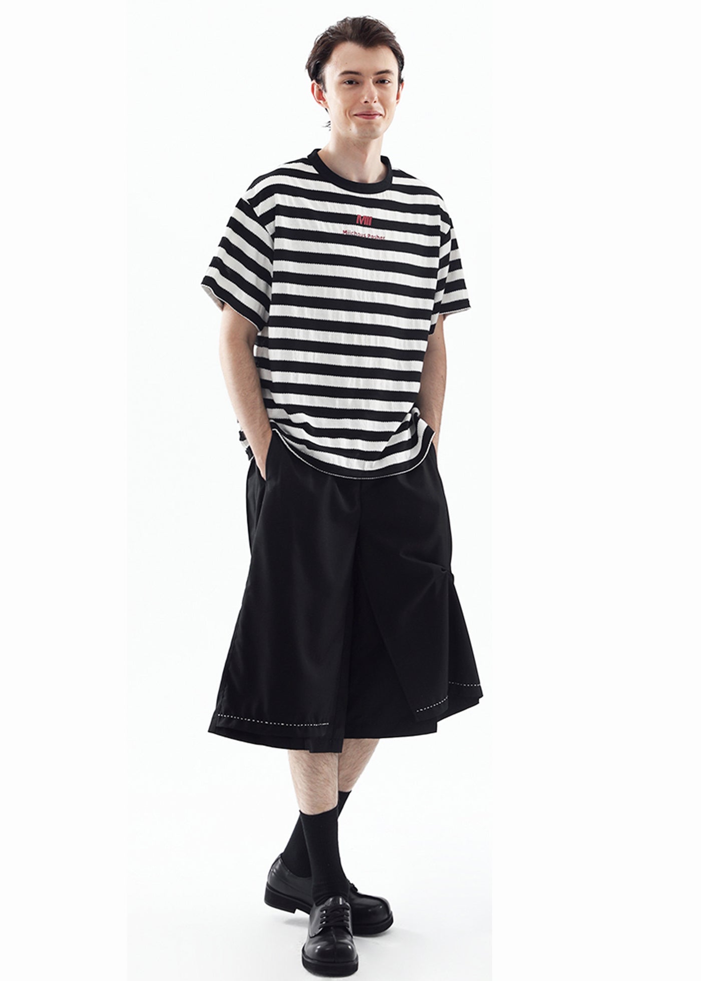 MIICHOUS Essential Pleated Oversize Shorts