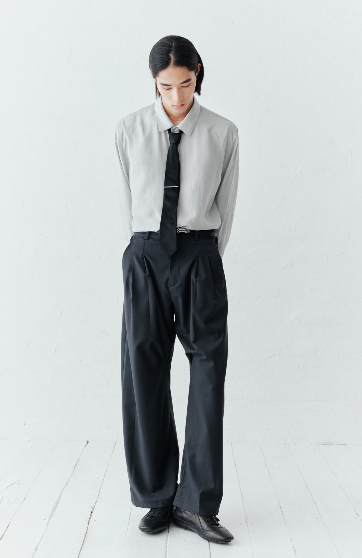 GRAINMUSTARD High-Waist Wide-Leg Trousers