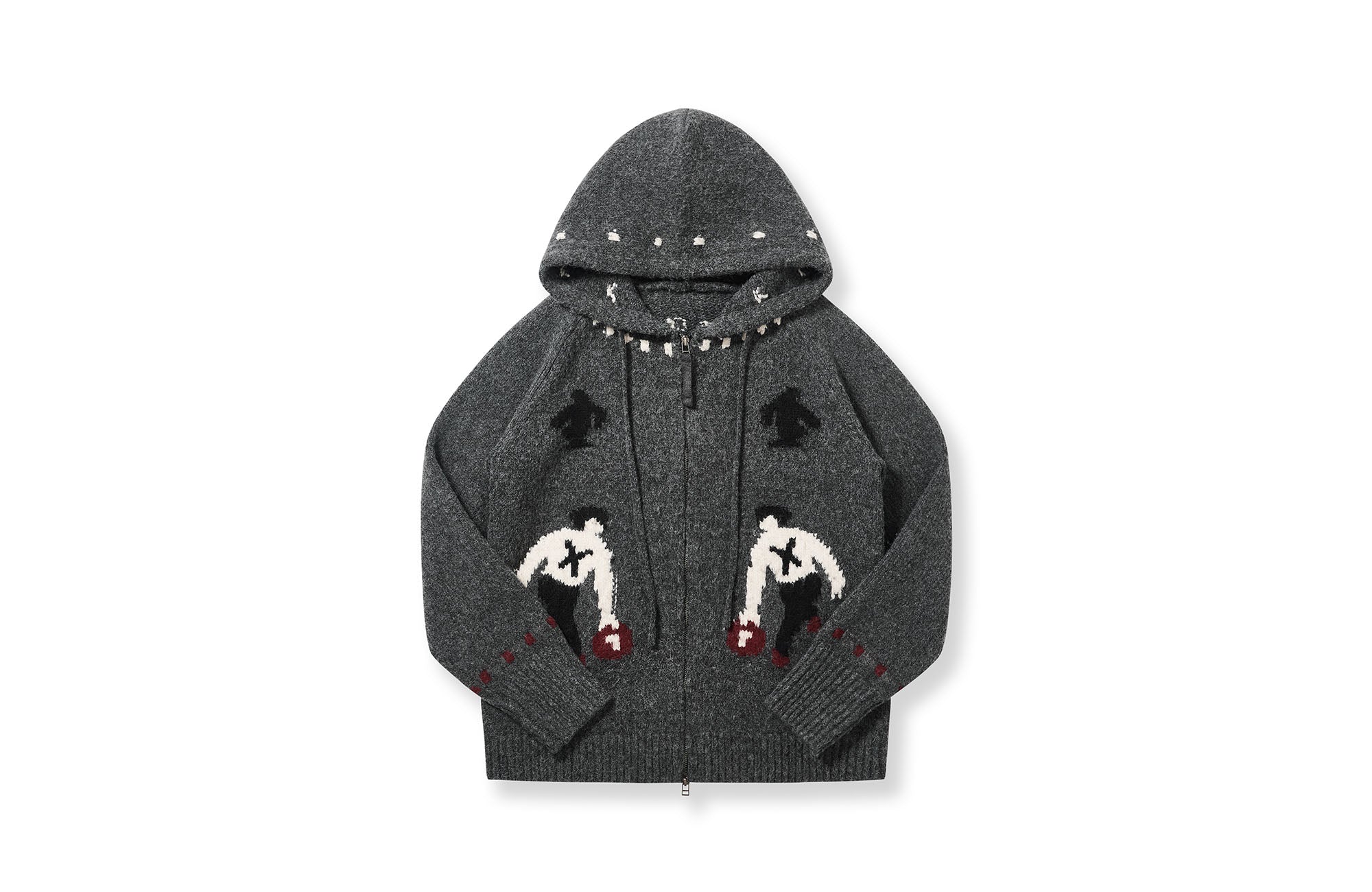 7440 37 1 Fair Isle Wool-Blend Hooded Cardigan, premium urban and streetwear designers apparel on PROJECTISR.com, 7440 37 1