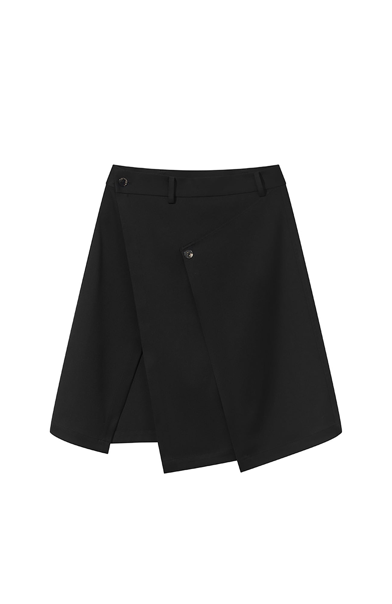 7440 37 1 Side Slit Overlay Skirt