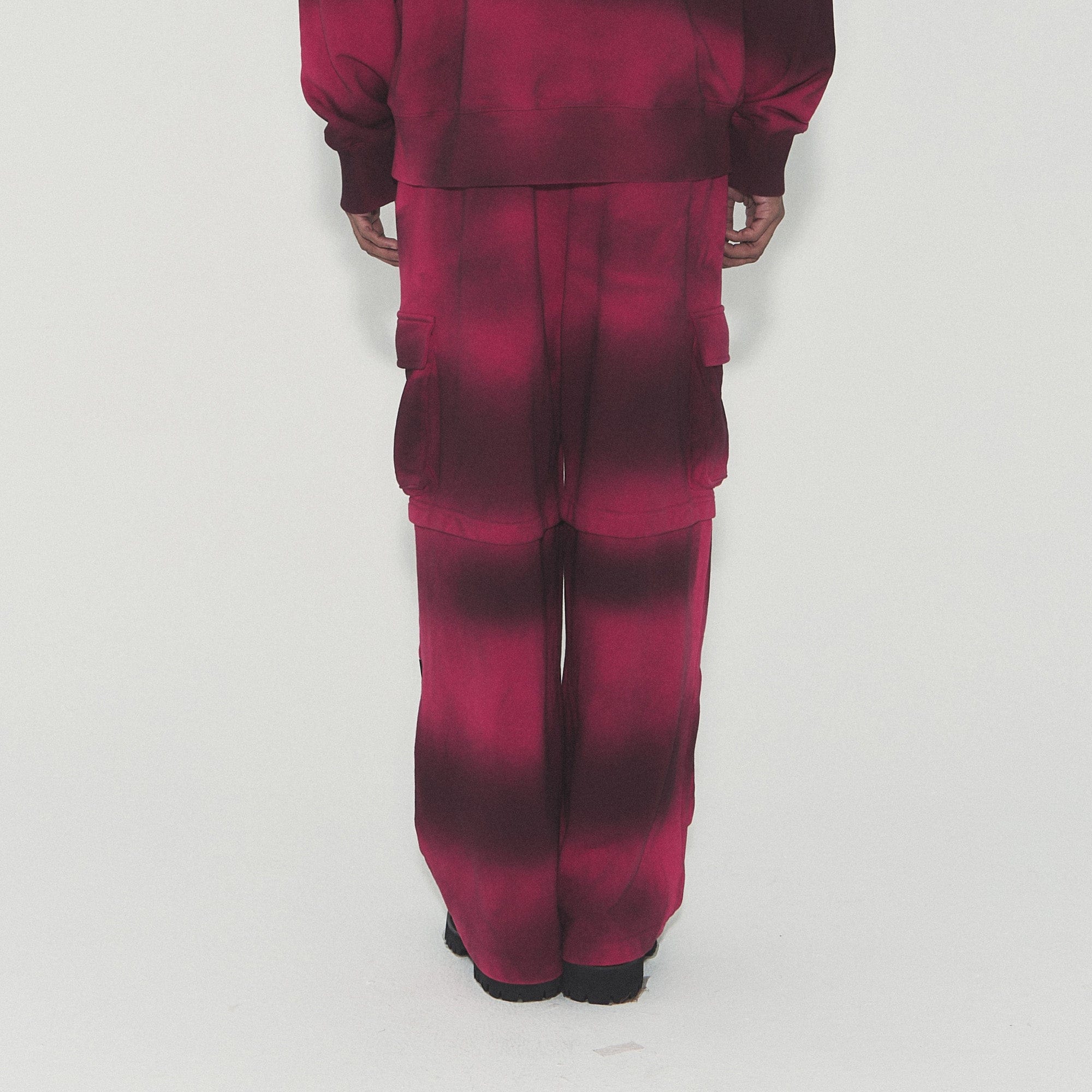 VANN VALRENCE Ombre Stripe Multi-Pocket Drawstring Sweatpants, premium urban and streetwear designers apparel on PROJECTISR.com, VANN VALRENCE