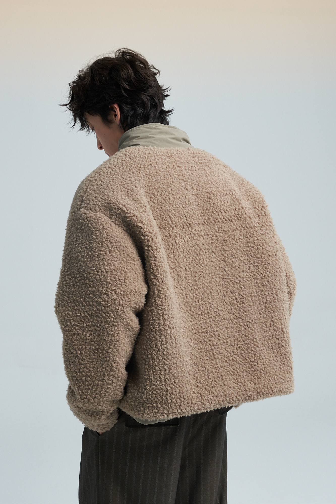 SAME FLOW Reversible Fleece-Lined Puffer