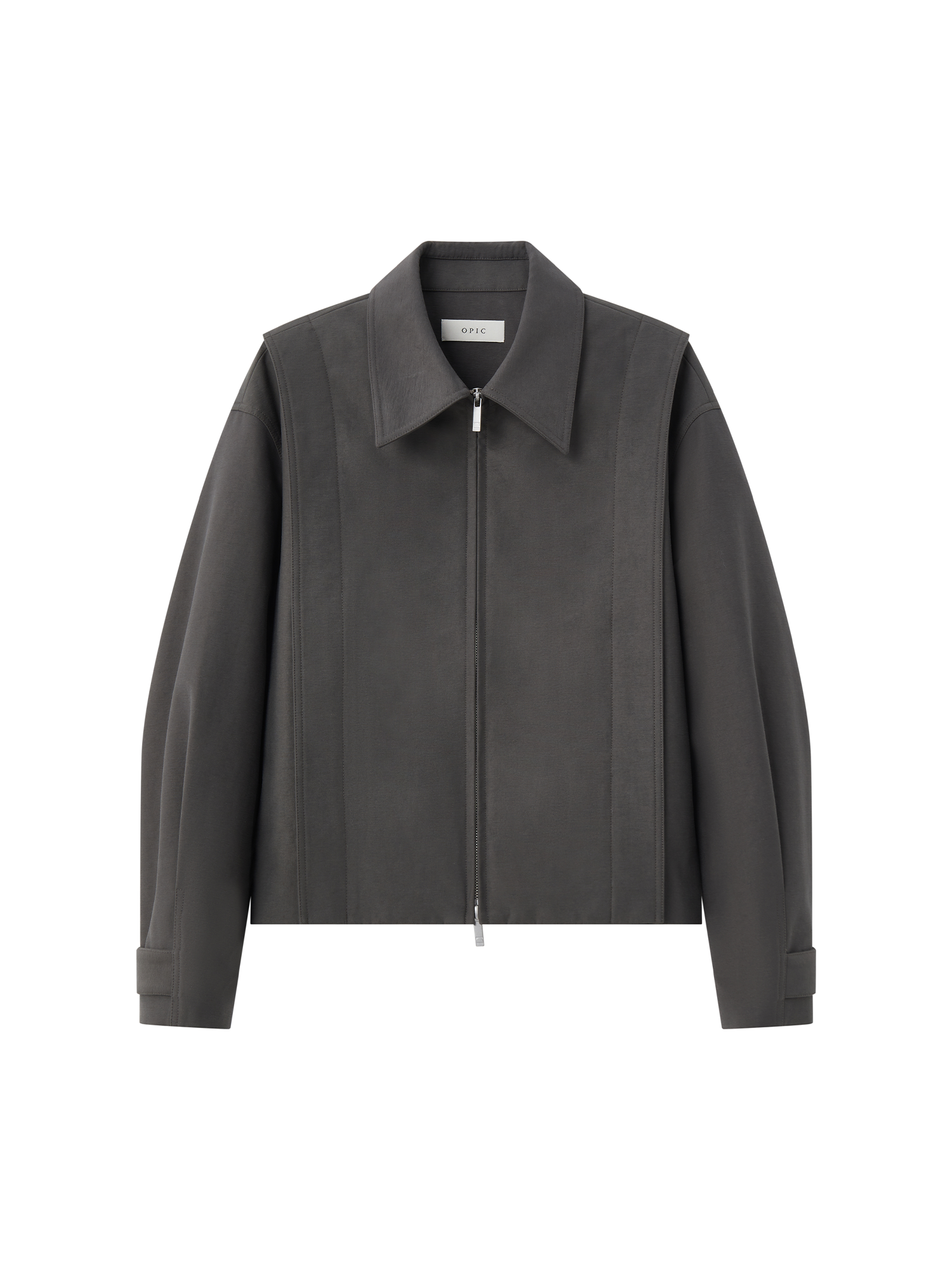 OPICLOTH Essential Structured Layered Double-Zip Jacket