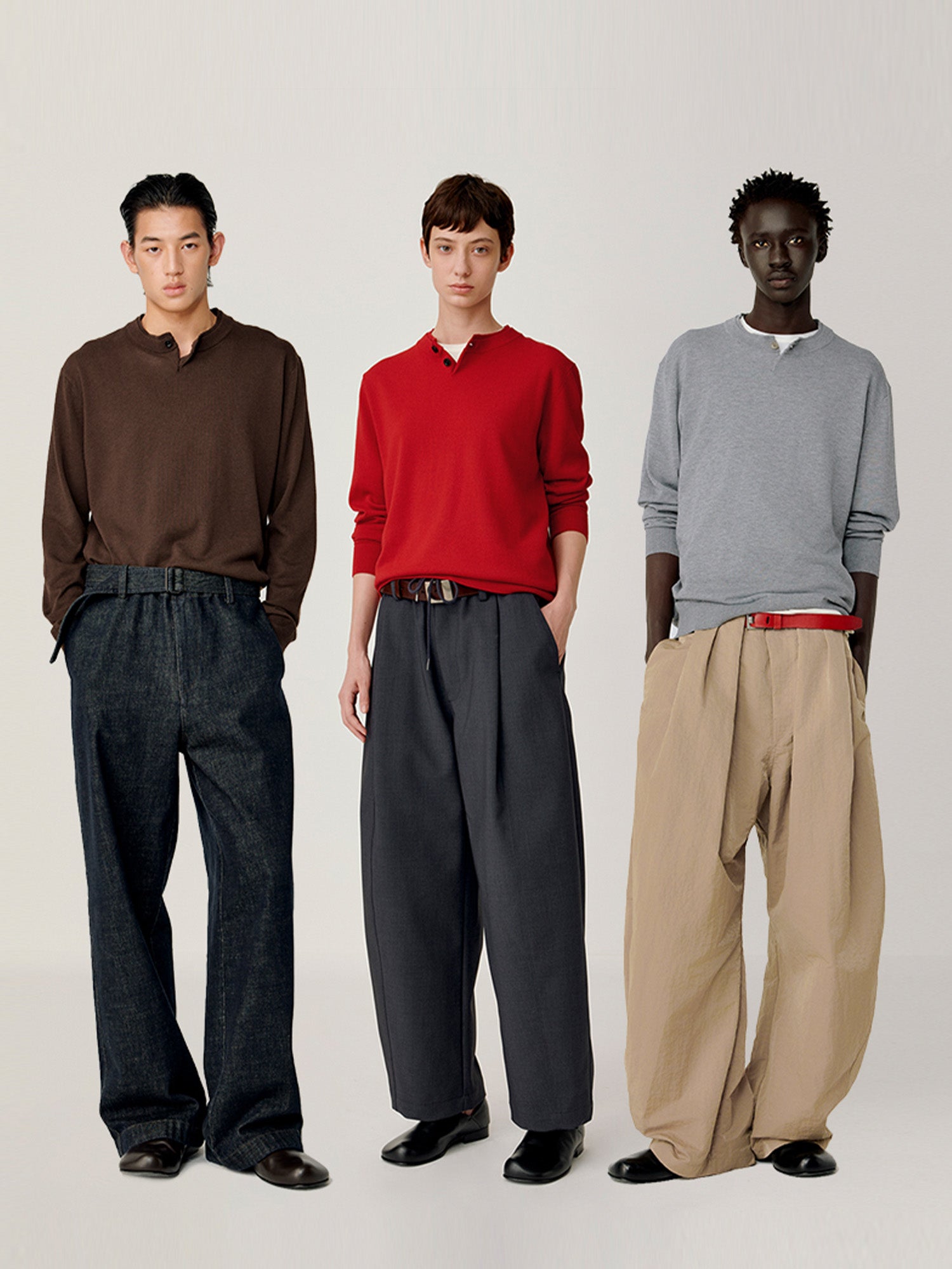 OPICLOTH Essential Layered Collar Sweater
