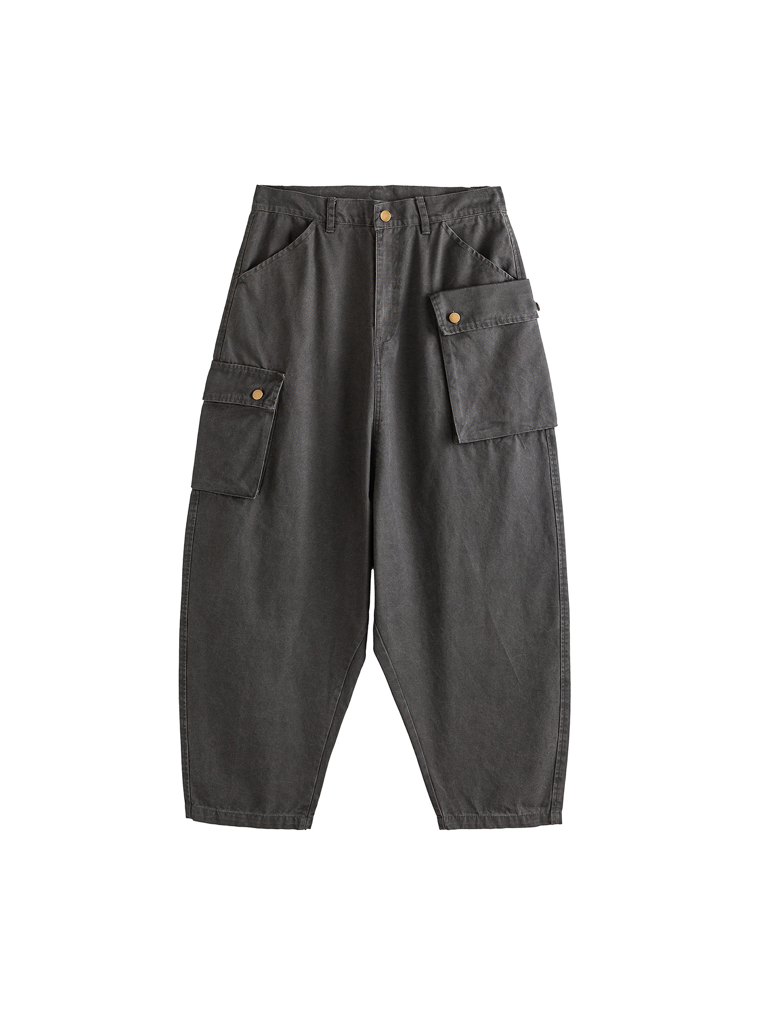 ME DA IGUAL Washed Multi-Pockets Tappered Cargo