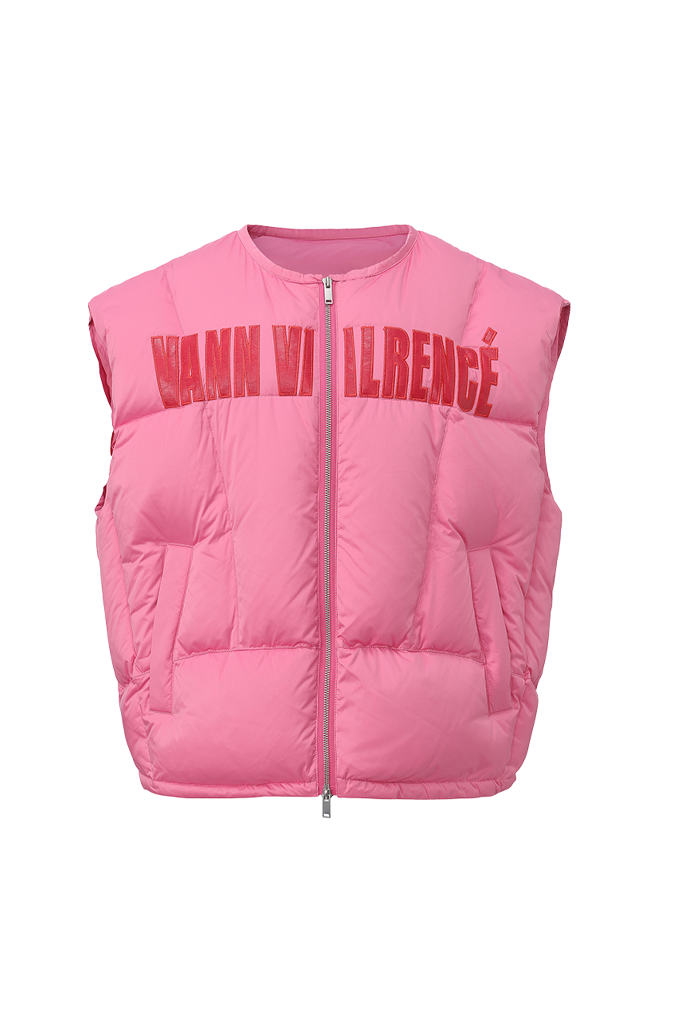 VANN VALRENCE LOGO Patch Quilted Down Vest