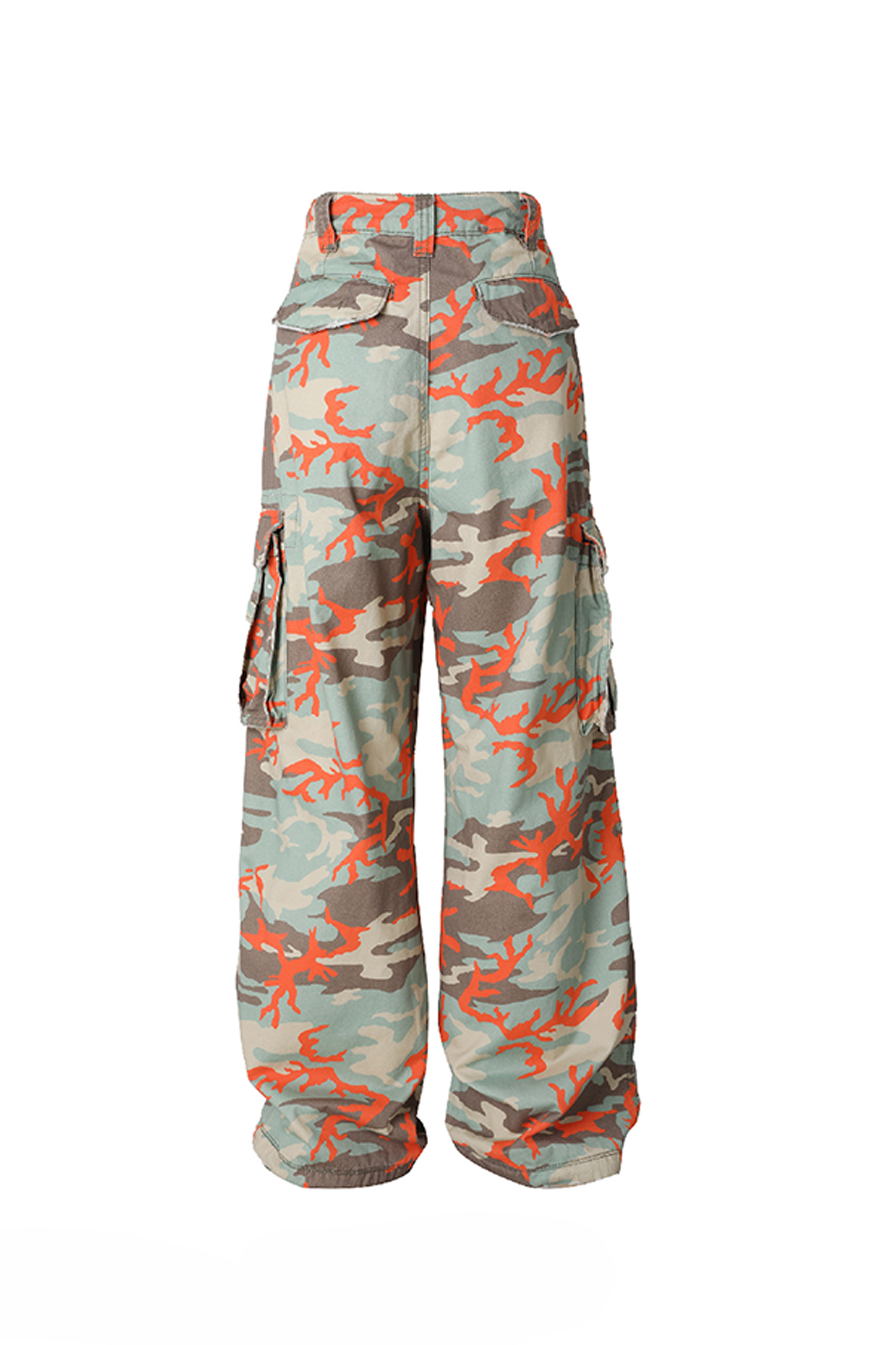 STEEPC Camo Wide-Leg Cargo Pants, premium urban and streetwear designers apparel on PROJECTISR.com, STEEPC
