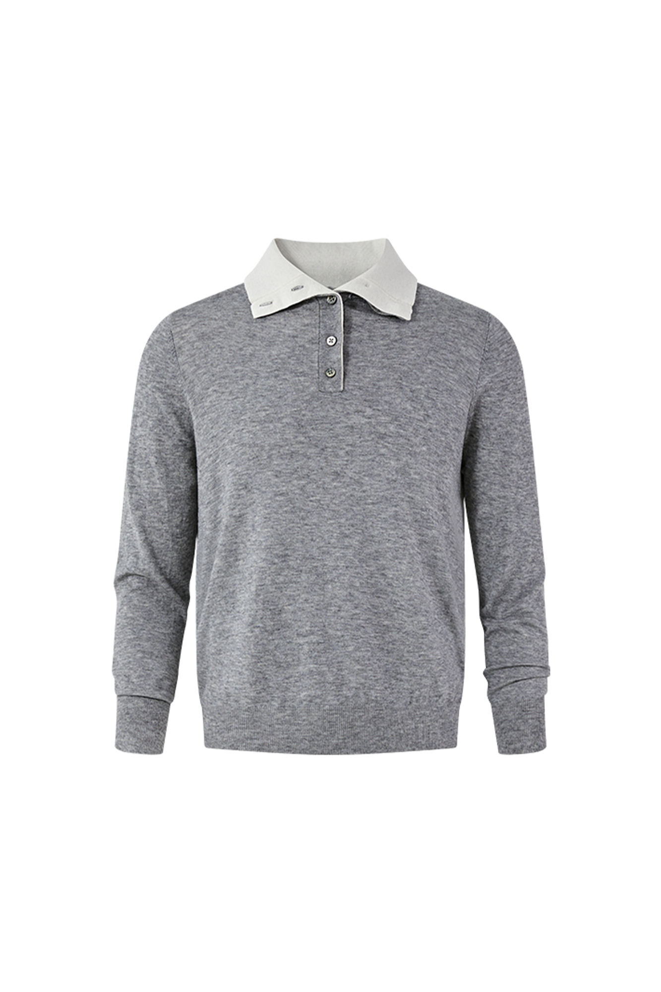 KREATE Double-Collar Wool-Blend Knit Polo, premium urban and streetwear designers apparel on PROJECTISR.com, KREATE