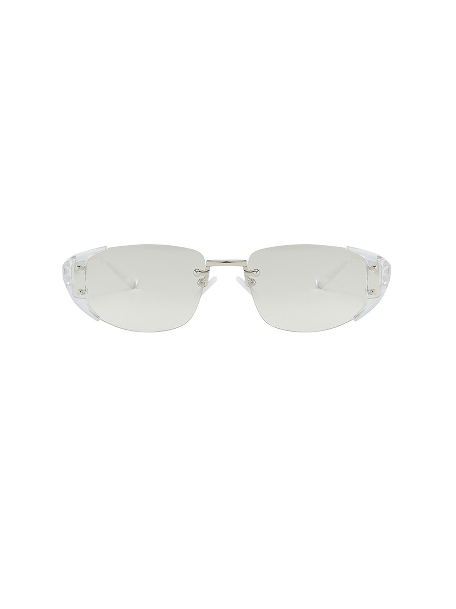 DAMAGE ASIA Translucent Gradient Rimless Sunglasses