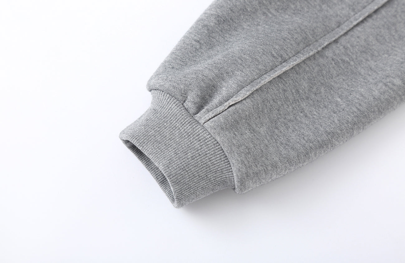 CLP Cross-Wrap Neck Oversized Sweatshirt