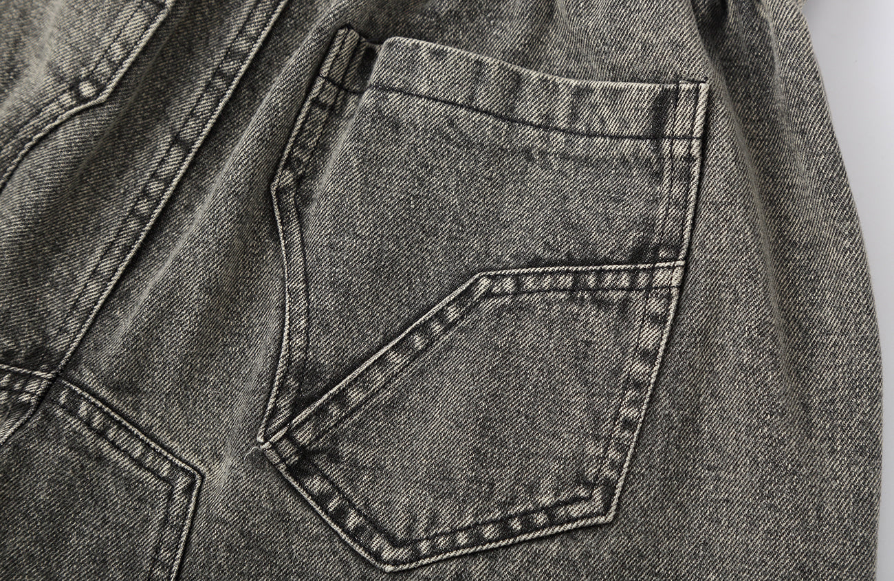 CLP Dirty Fit Ripped Elastic-Waist Jeans