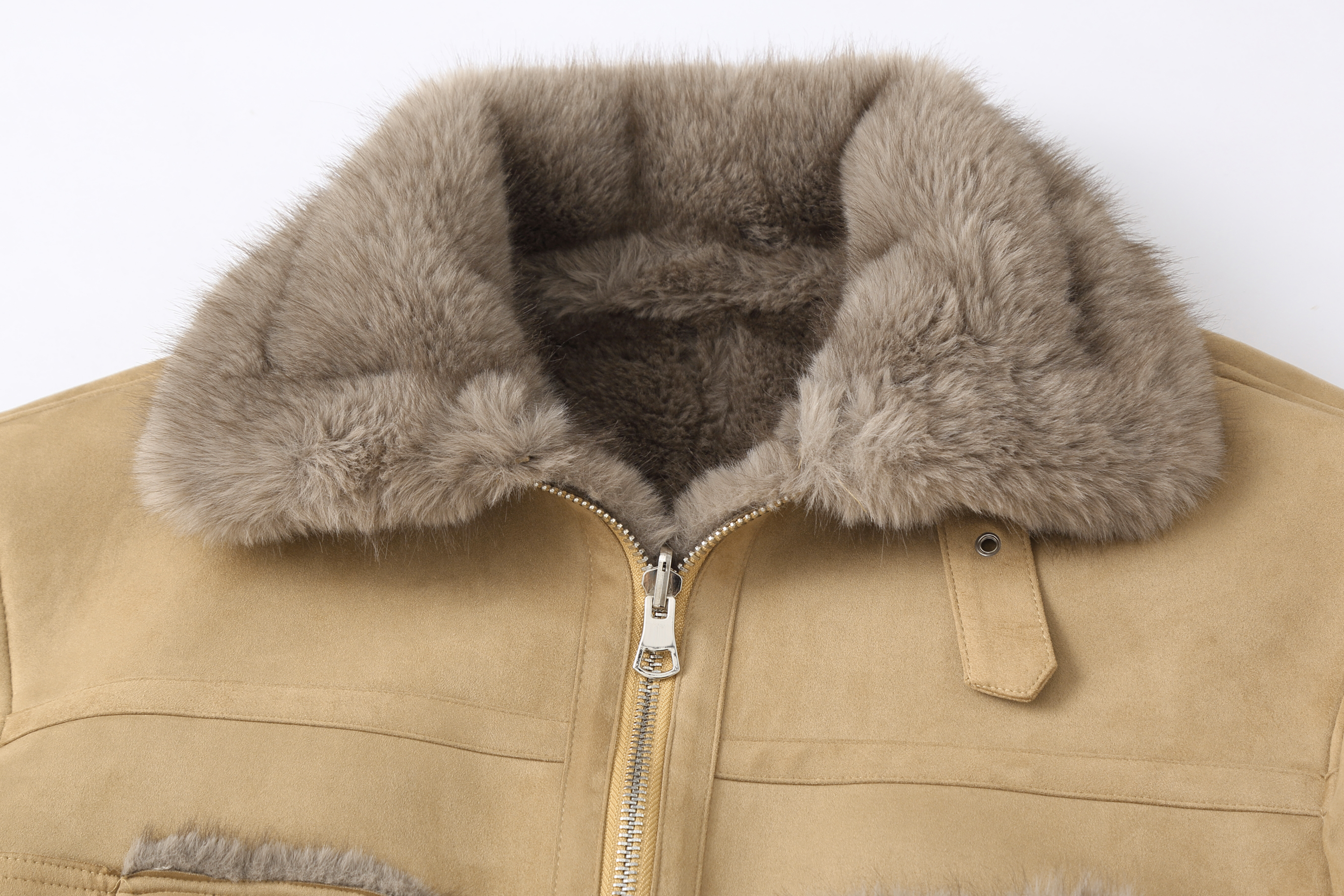 CLP Reversible Faux Fur Biker Jacket