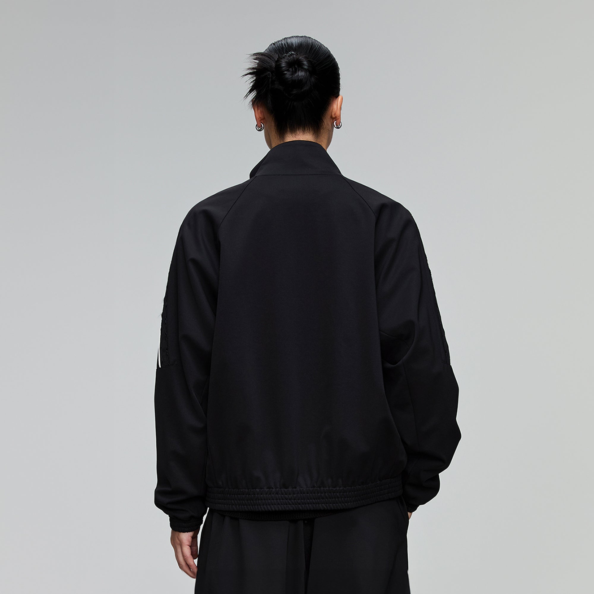 OPICLOTH Lace-Trim Track Jacket