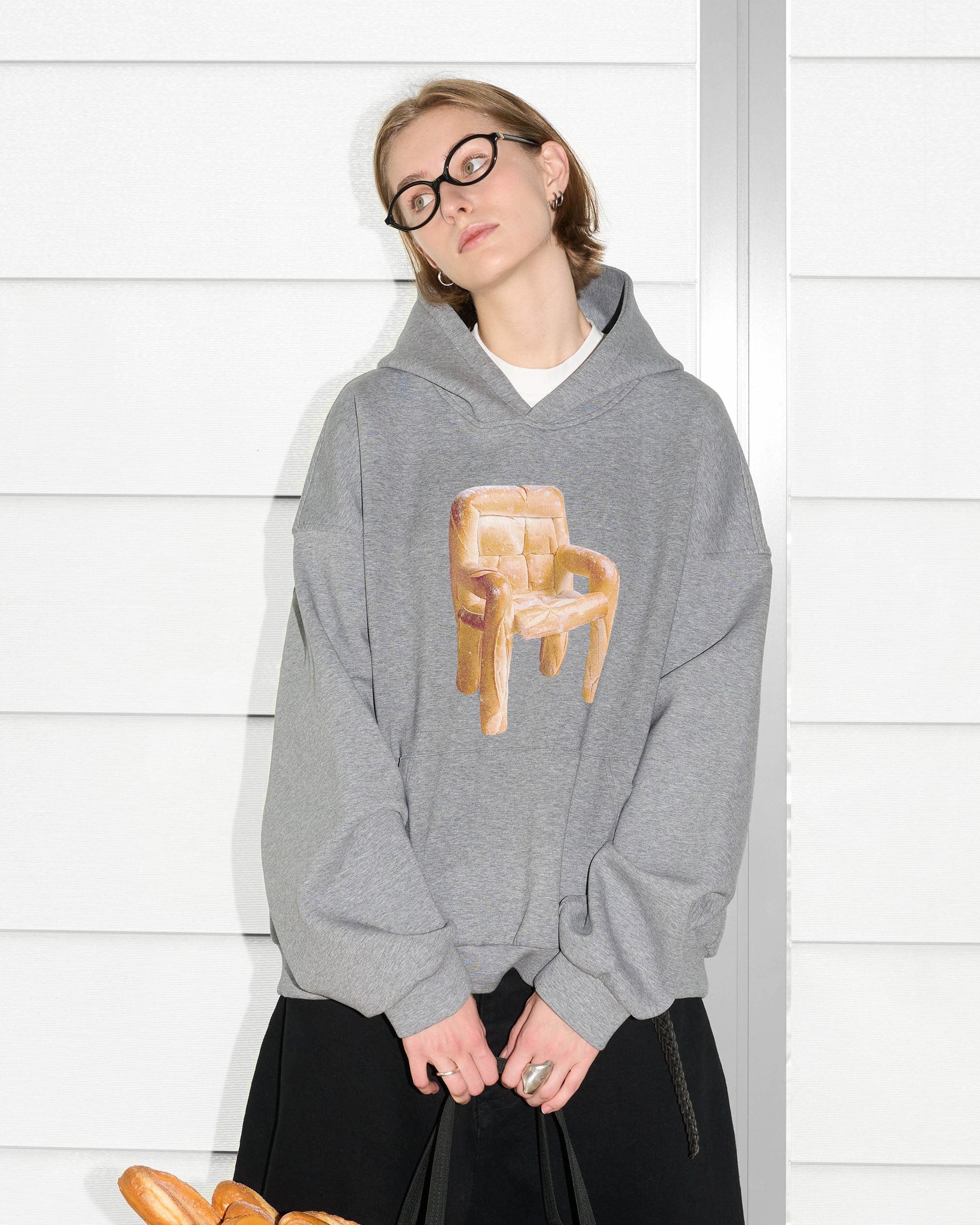 49PERCENT The Bread Chair Graphics Hoodie, premium urban and streetwear designers apparel on PROJECTISR.com, 49PERCENT