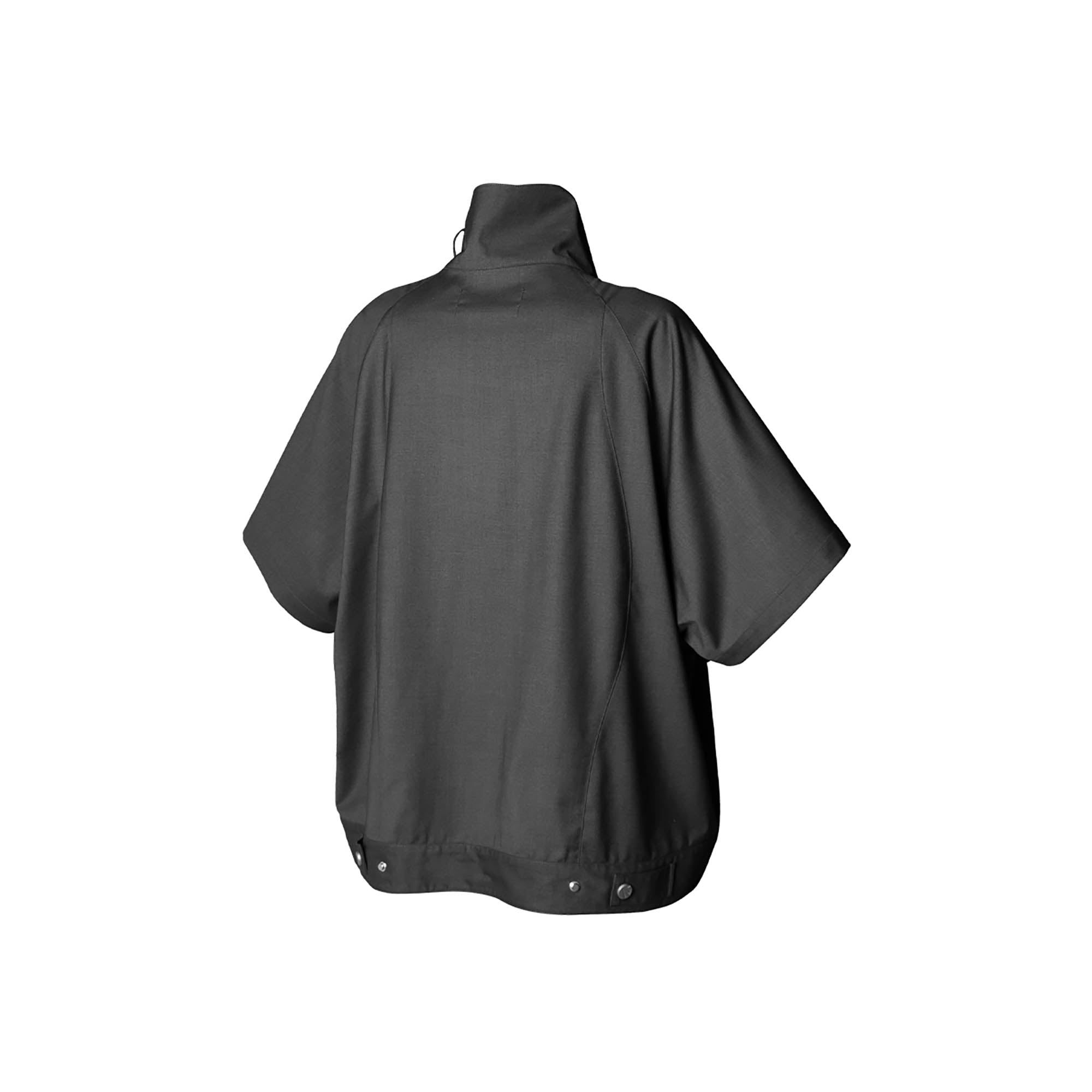 RELABEL Utility Stand Collar Half-Sleeve Jacket