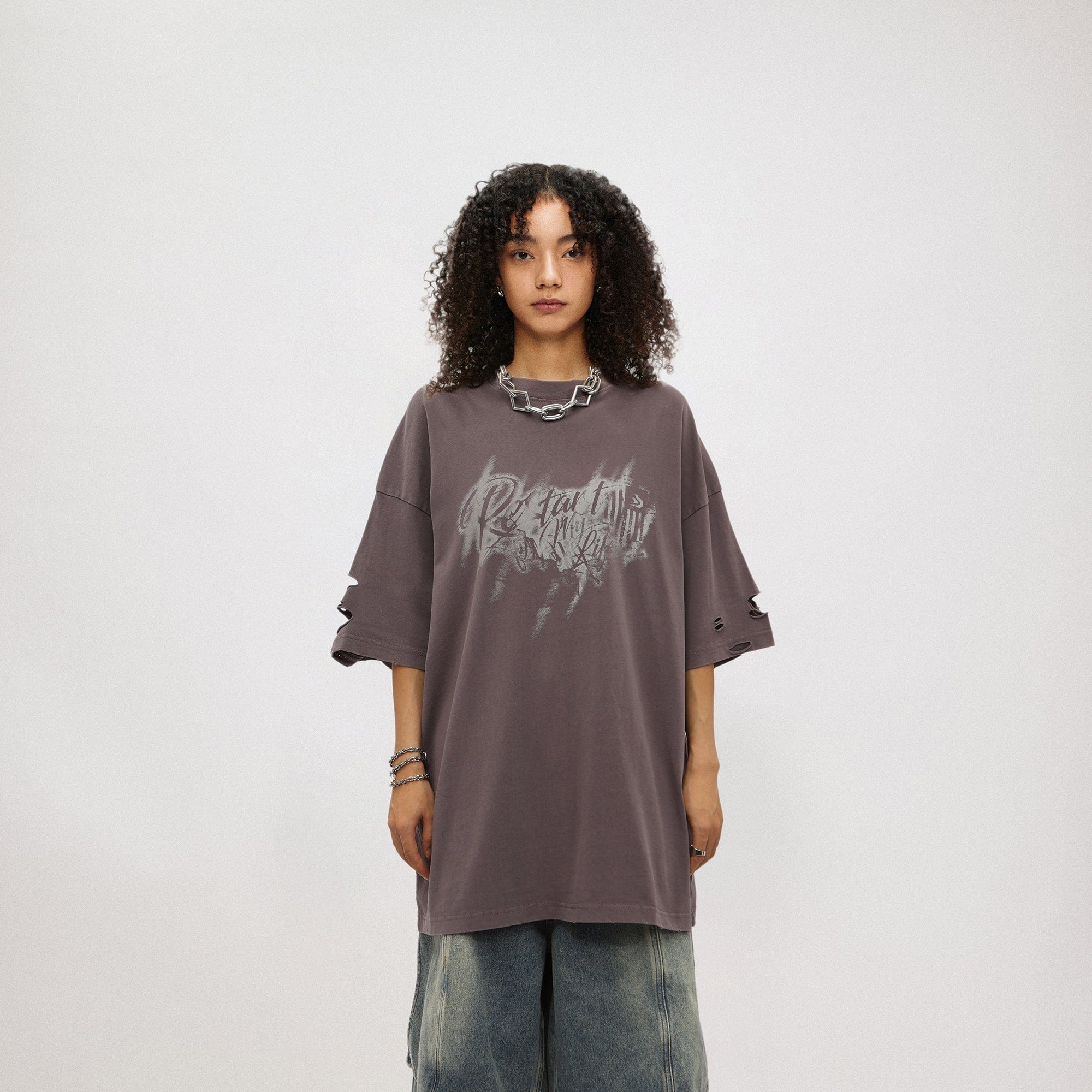 OVDY Restart Ripped T-Shirt