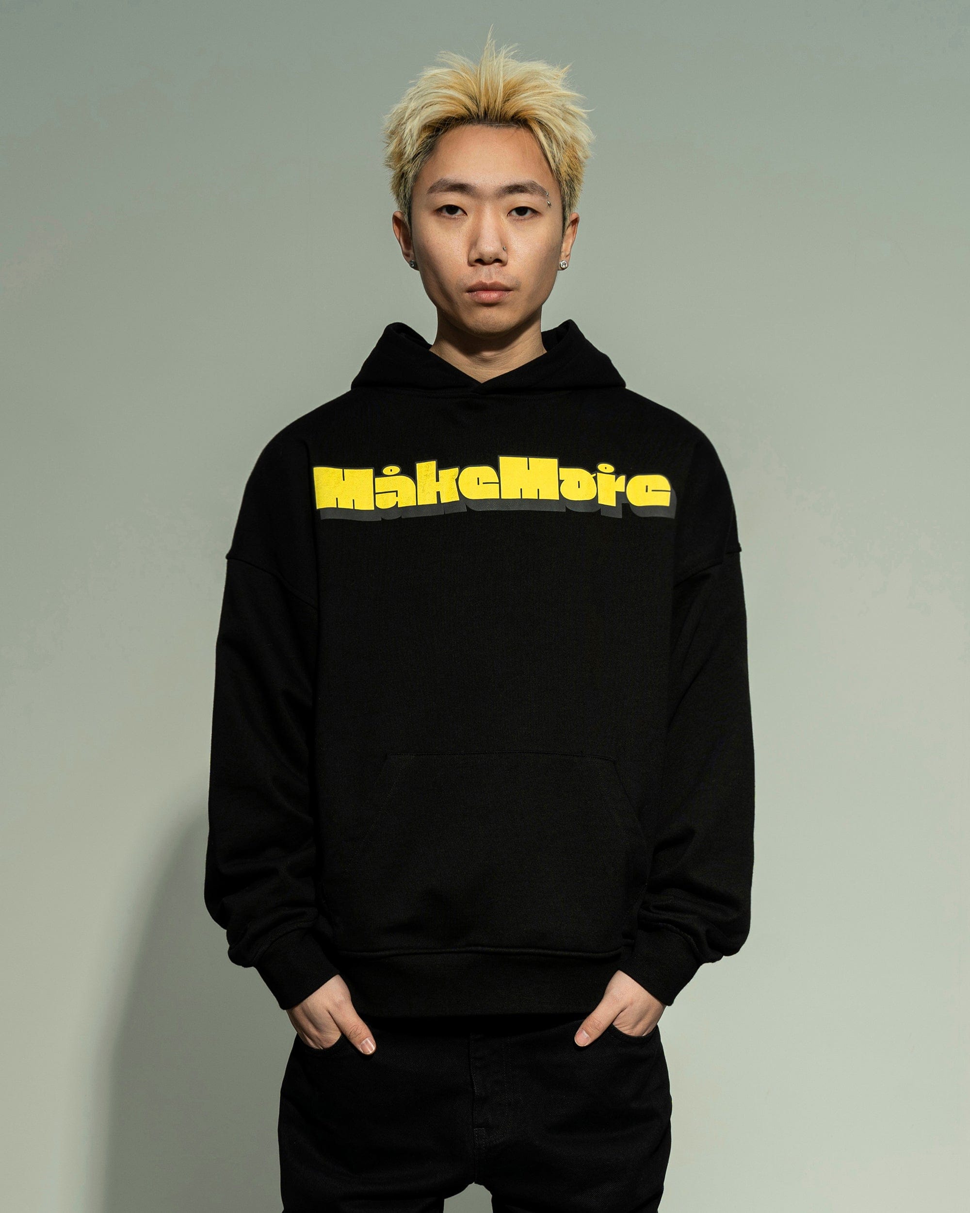 MAKEMORE Comic LOGO Hoodie, premium urban and streetwear designers apparel on PROJECTISR.com, MAKEMORE