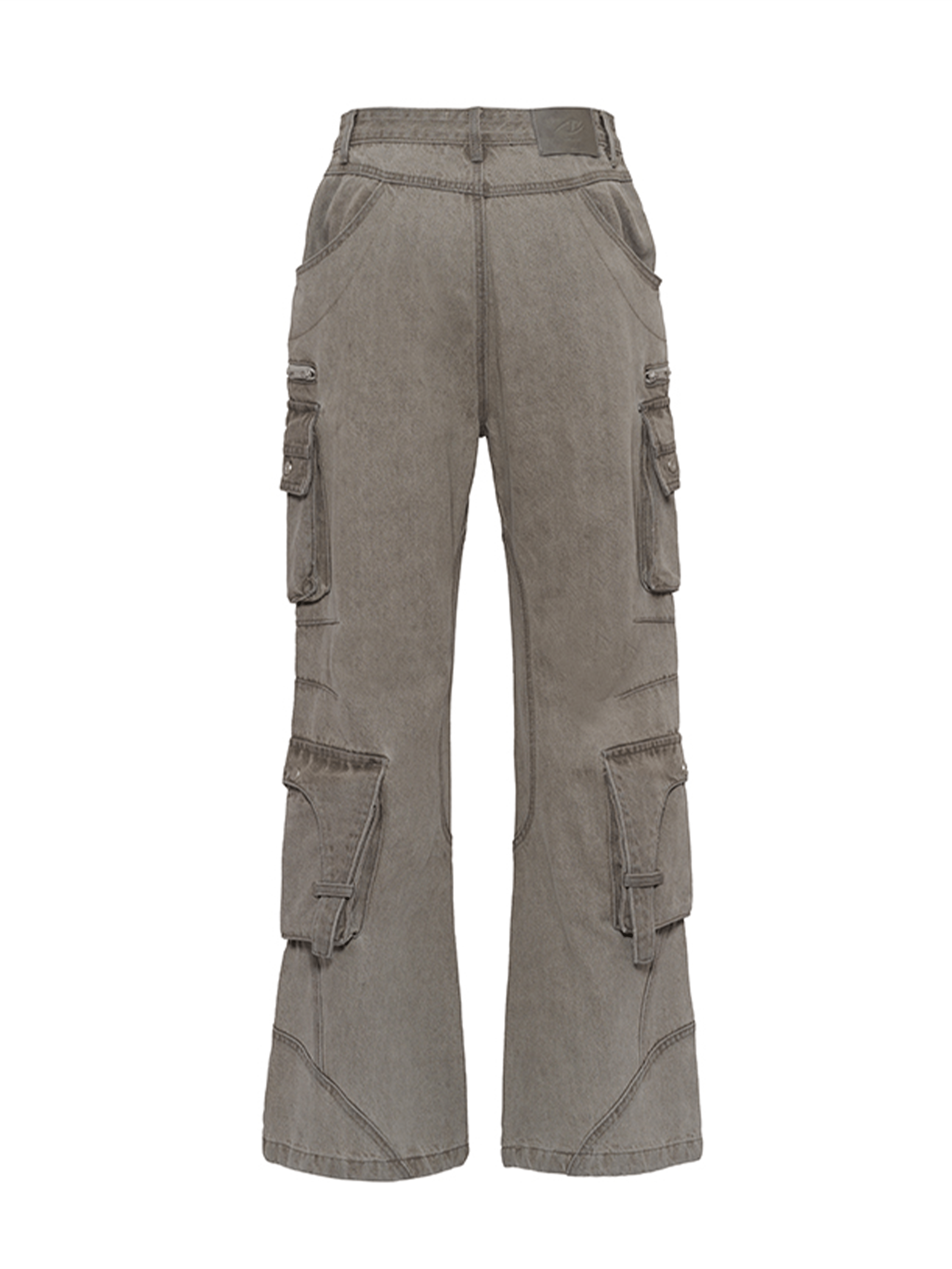 CATSSTAC Washed Multi-Pocket Utility Straight-Leg Jeans, premium urban and streetwear designers apparel on PROJECTISR.com, CATSSTAC