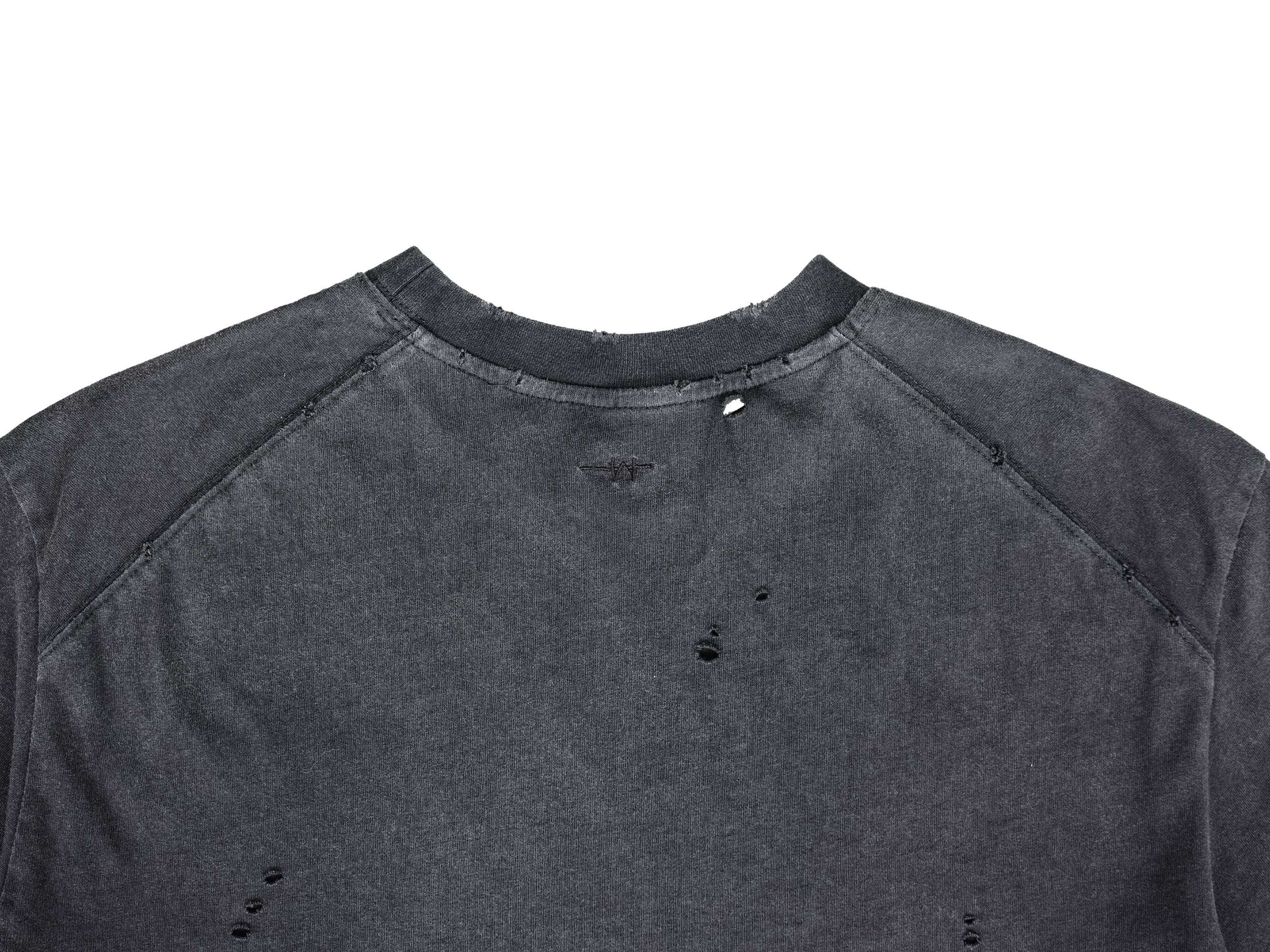 UNDERWATER Devil Distressed Long-Sleeve Tee