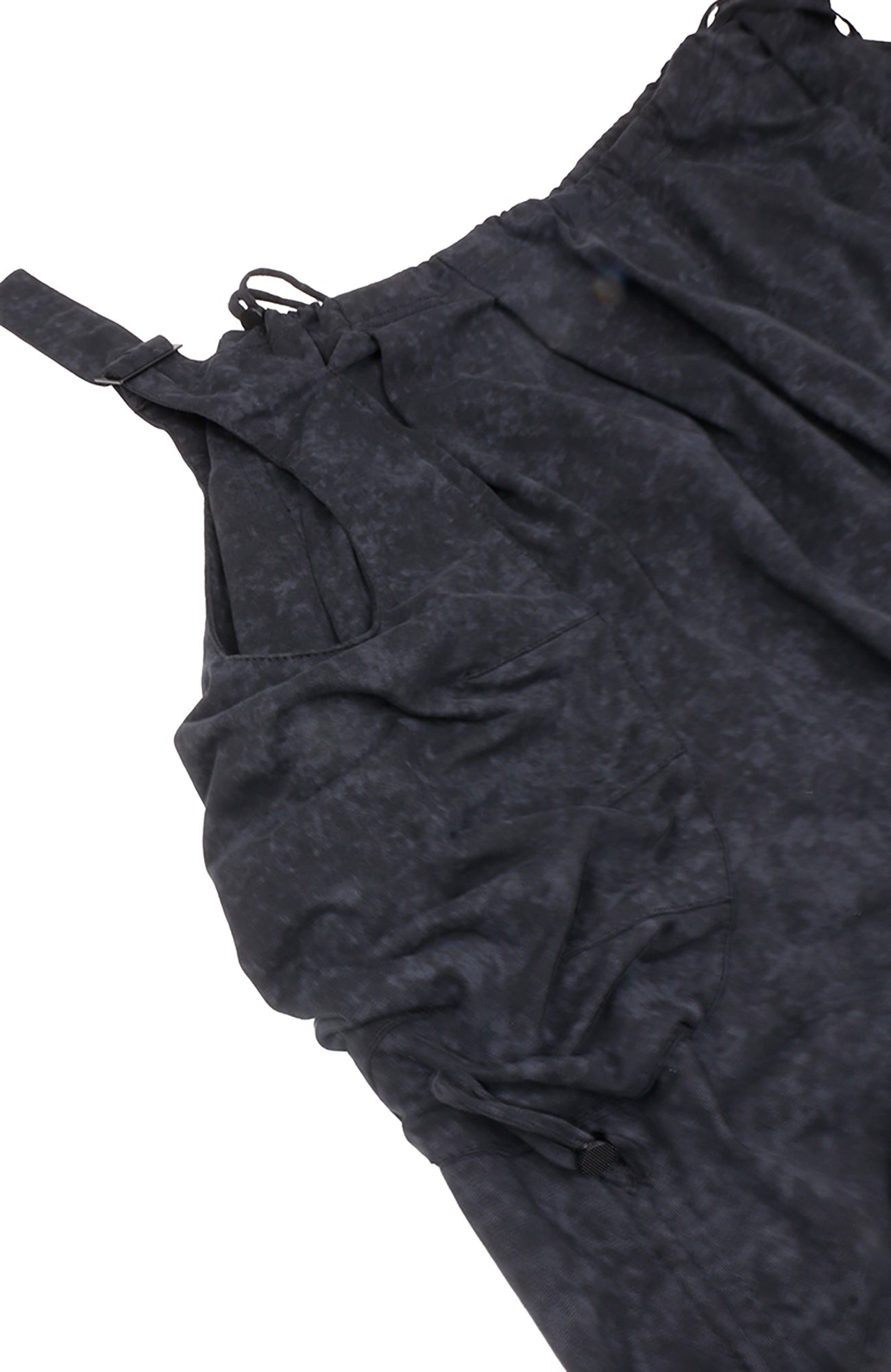 RELABEL Tie-Dye Pleated Adjustable Hem Sweatpants