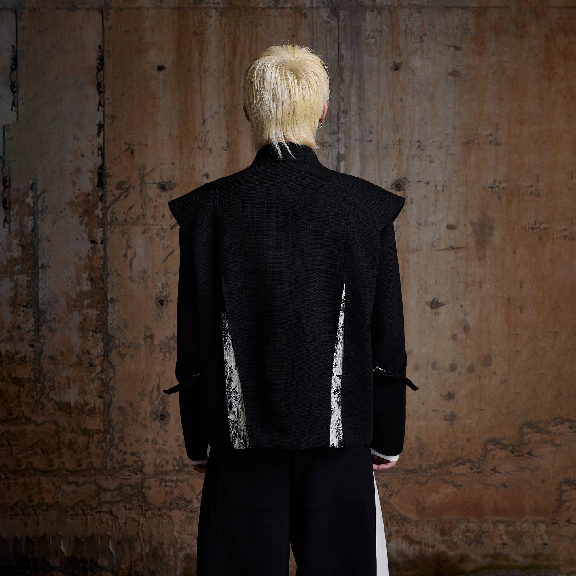2000RSK Deconstructed Spliced Zippered Fencing Jacket