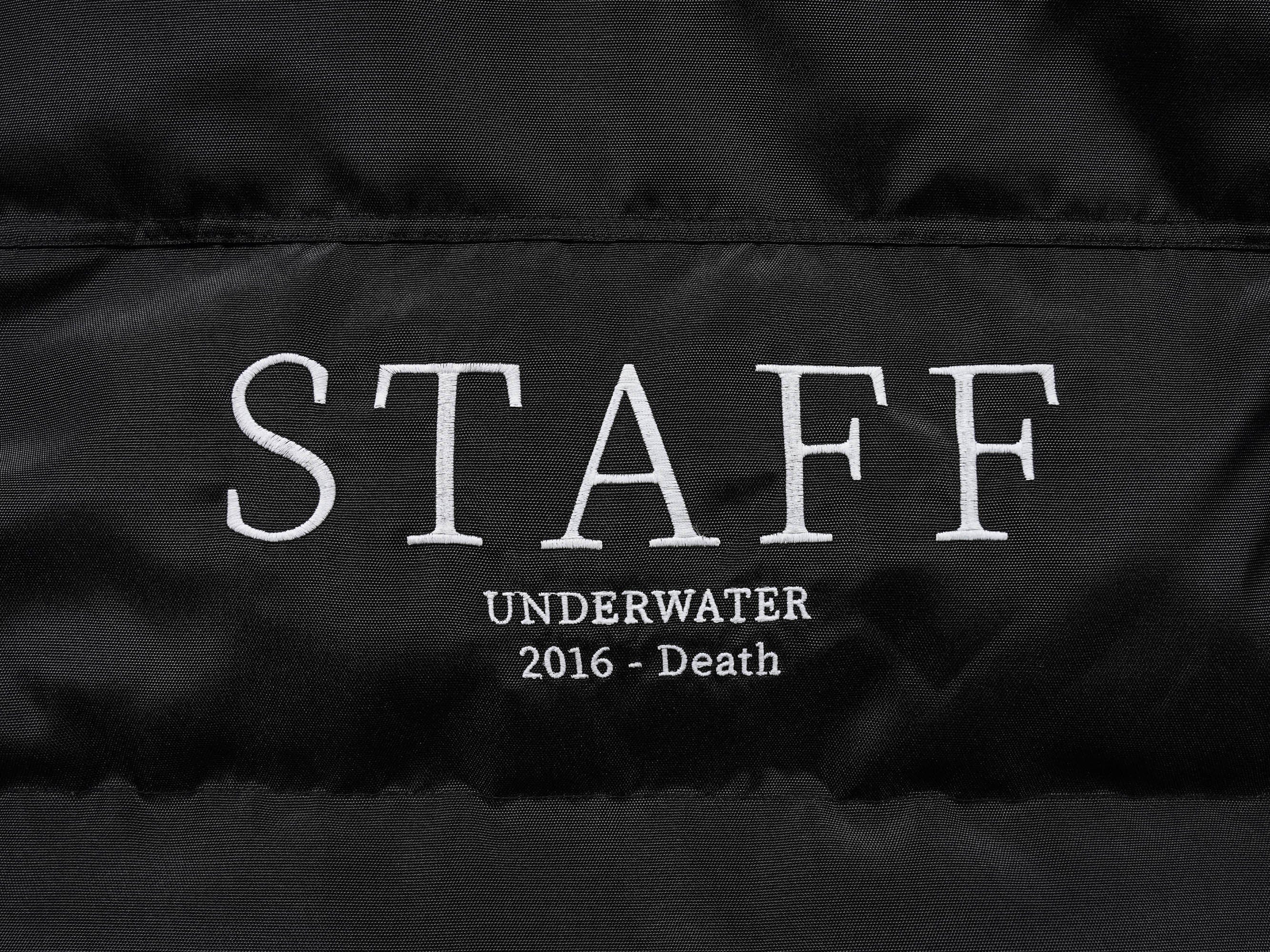 UNDERWATER The Staff Boxy Down Jacket, premium urban and streetwear designers apparel on PROJECTISR.com, UNDERWATER