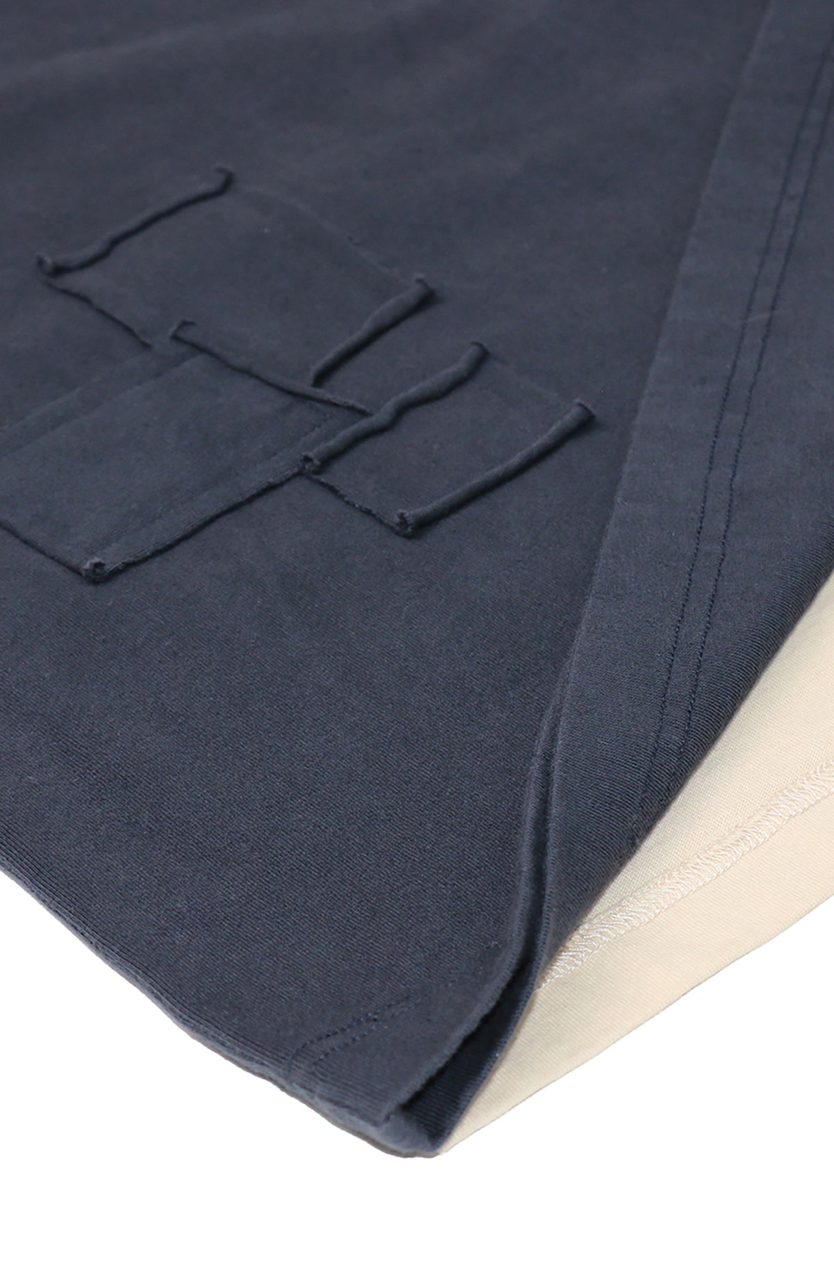 RELABEL Frayed Raw Edge Washed Crewneck Sweatshirt