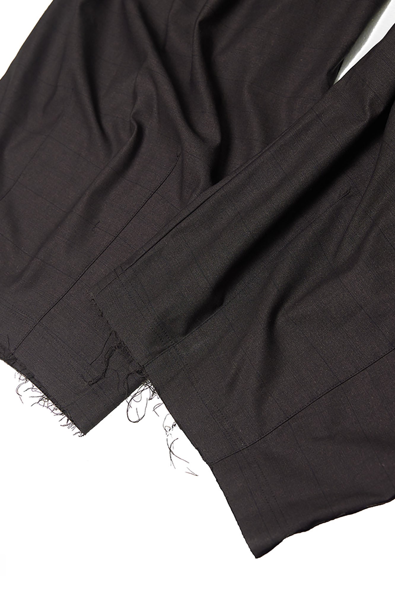 RELABEL Pleated Wide-Leg Drawstring Trousers Brown