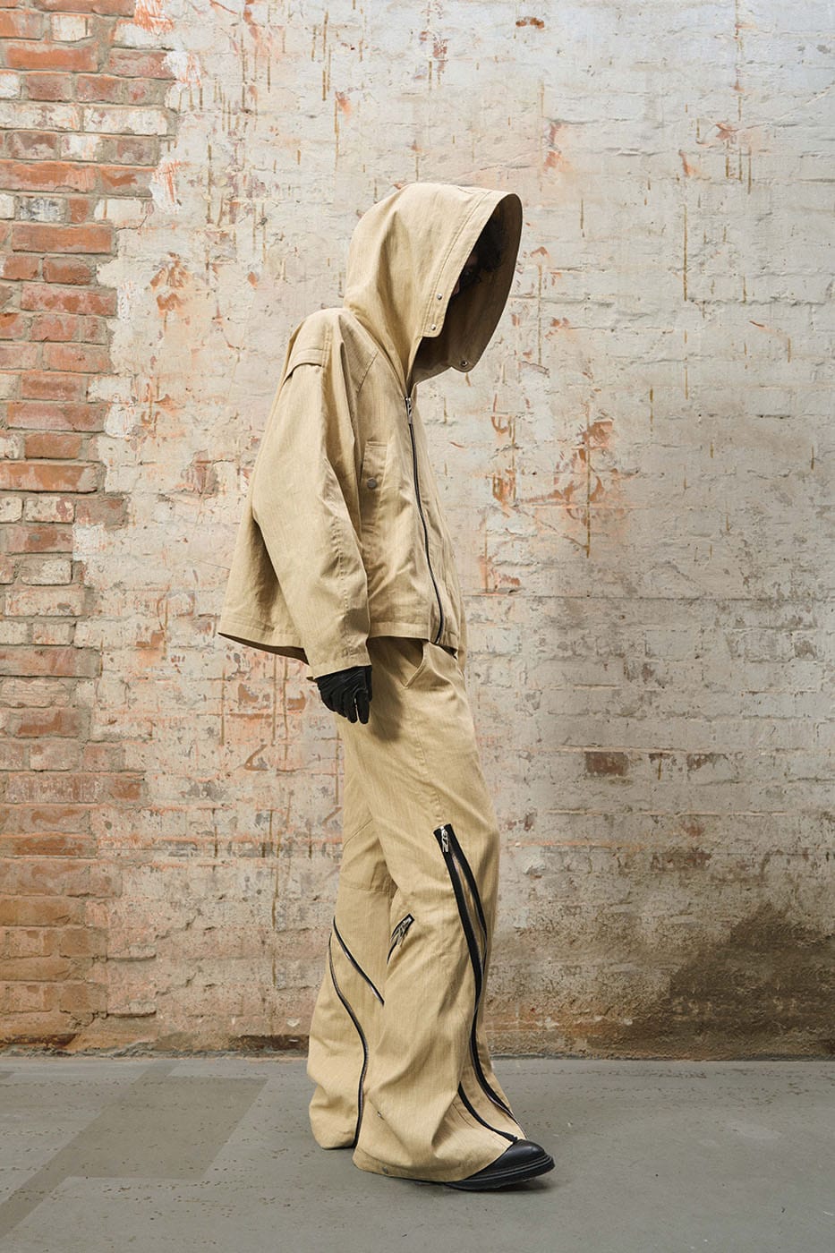 RELABEL Split Multi-Zipper Washed Pants, premium urban and streetwear designers apparel on PROJECTISR.com, RELABEL