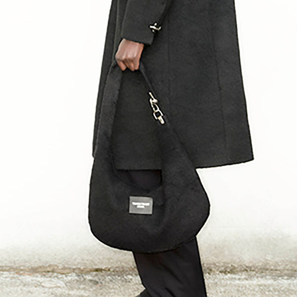 TRIANGLE PROJECT The Wool Hobo Bag