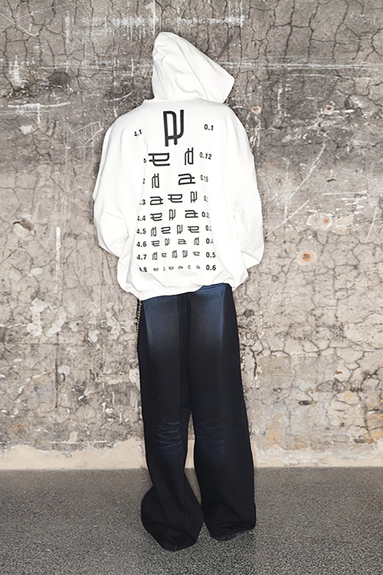 TRIANGLE PROJECT Eye Chart LOGO Hoodie