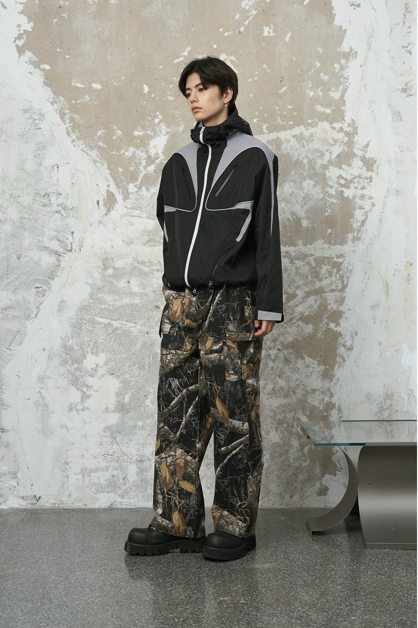 ENSHADOWER Branch Camo Multi-Pocket Straight-Leg Pants